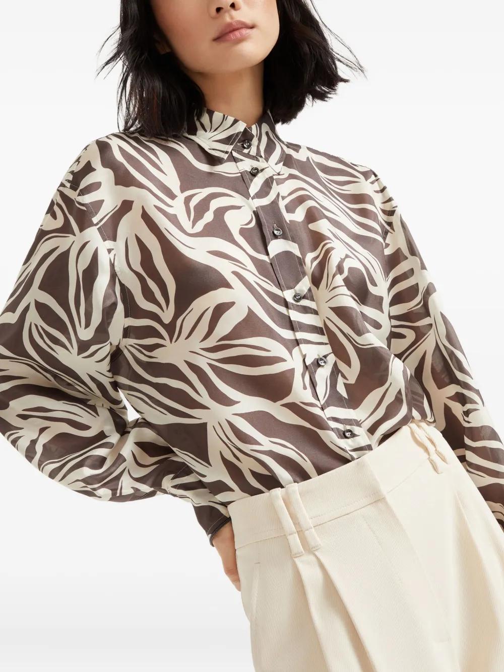 BRUNELLO CUCINELLI Elegant Silk Blouse for Women