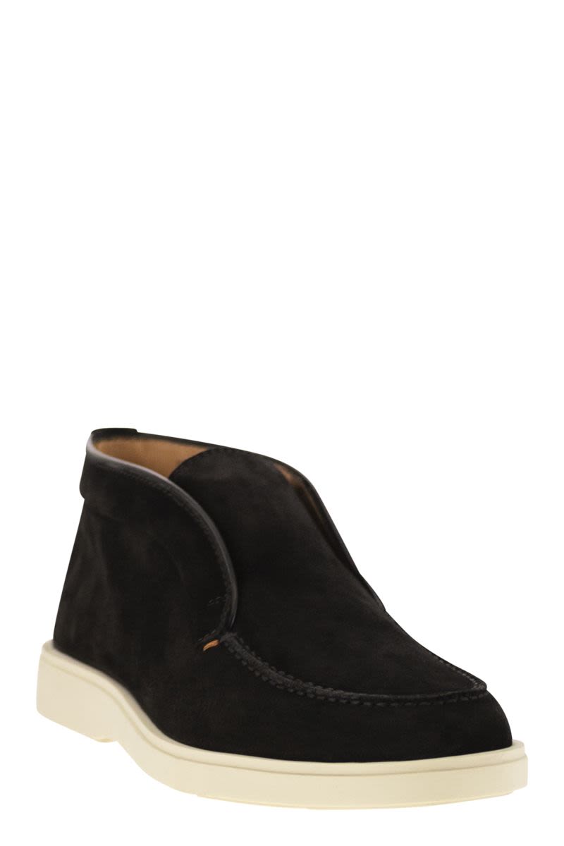 SANTONI Suede Desert Boot - FW24