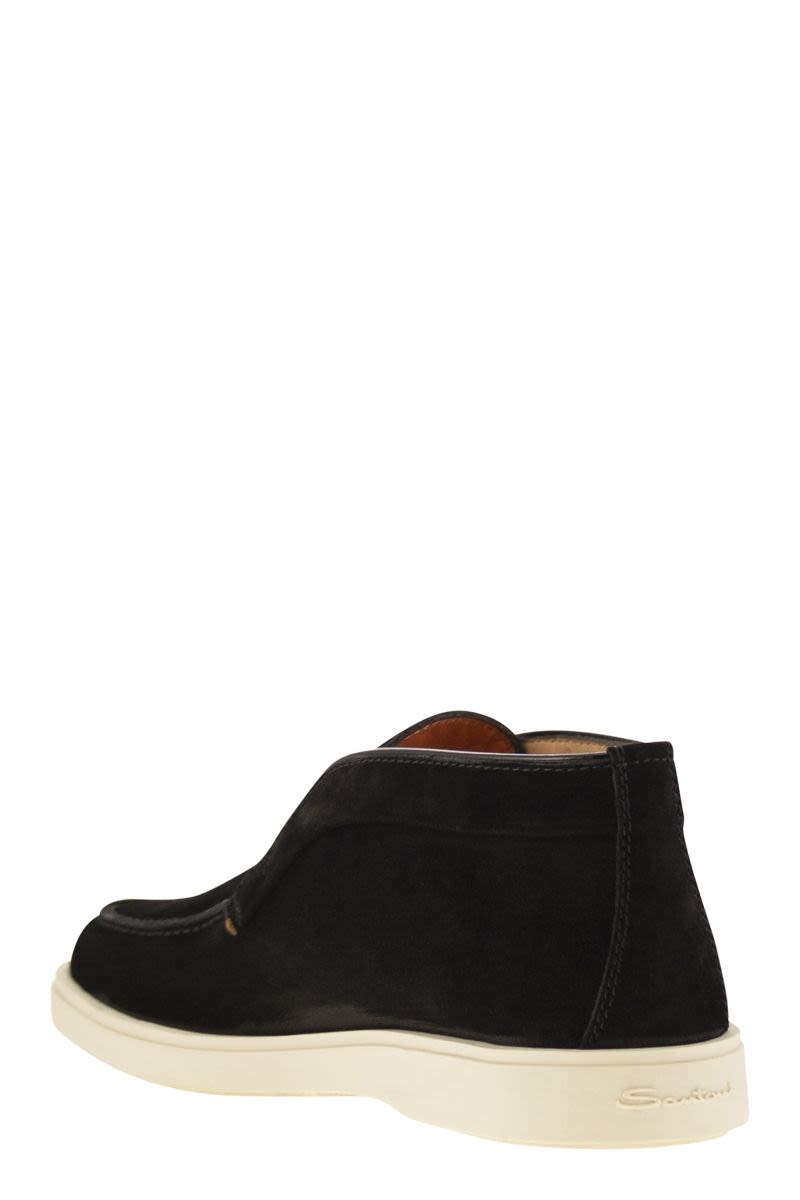 SANTONI Suede Desert Boot - FW24