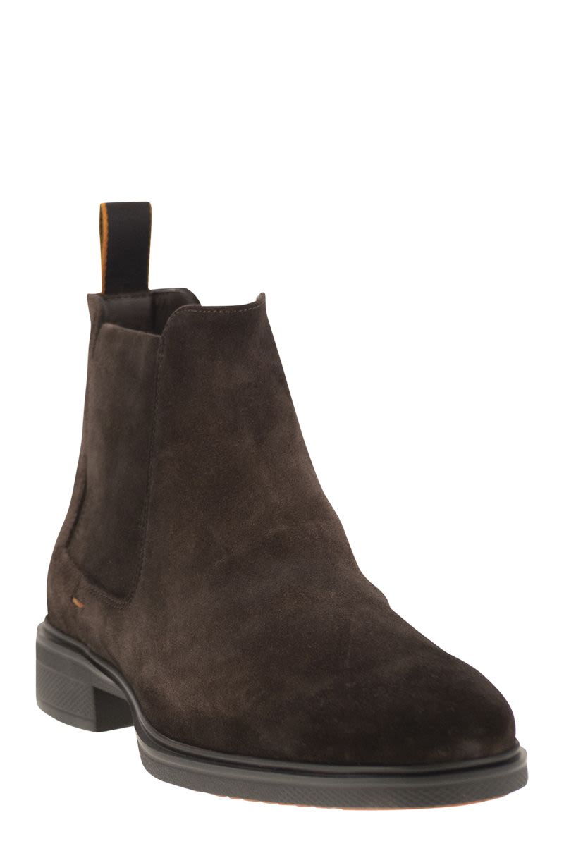 SANTONI Men's Easy Ankle Boots