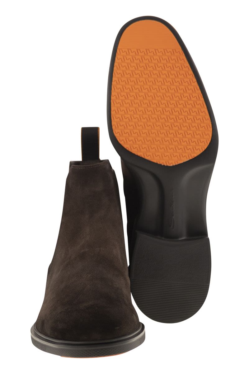 SANTONI Men's Easy Ankle Boots