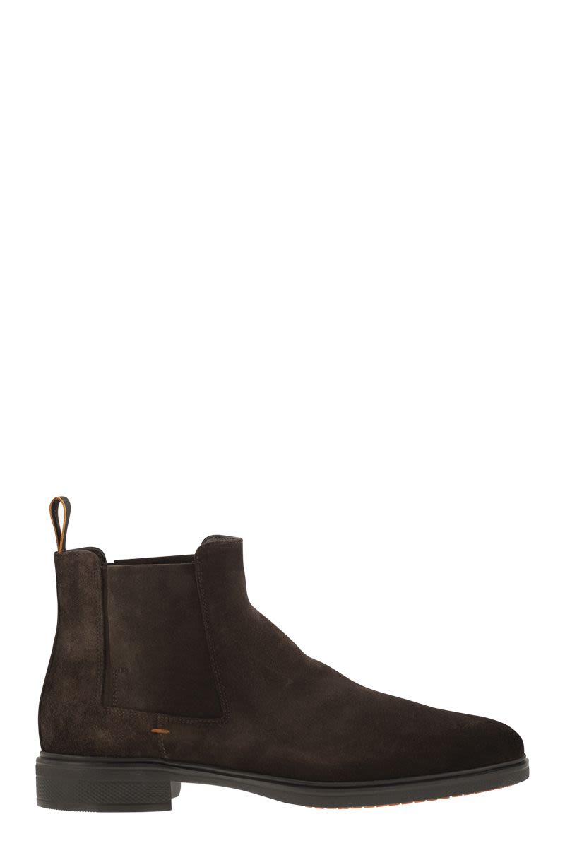 SANTONI Men's Easy Ankle Boots
