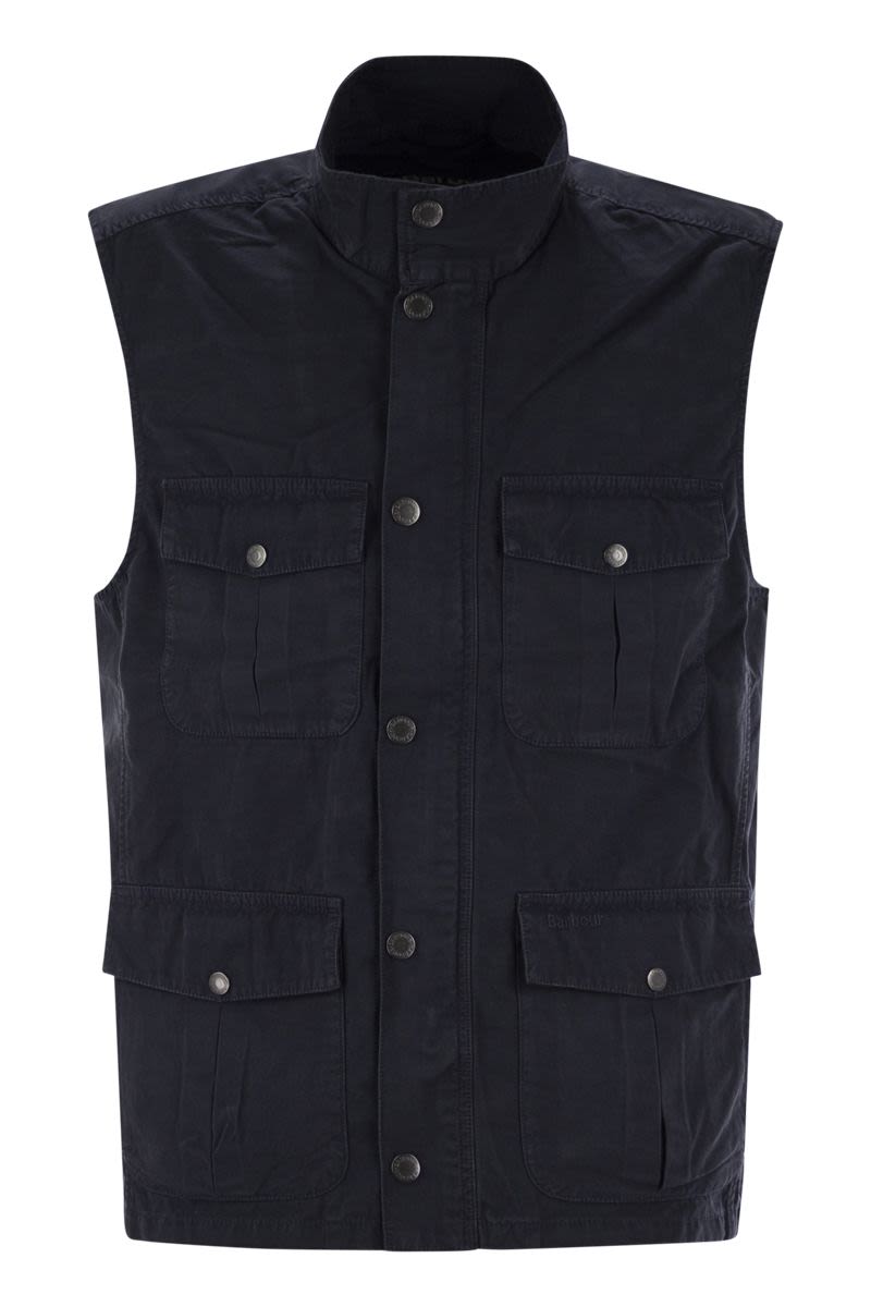 BARBOUR Casual Corbridge Cotton Waistcoat for Men