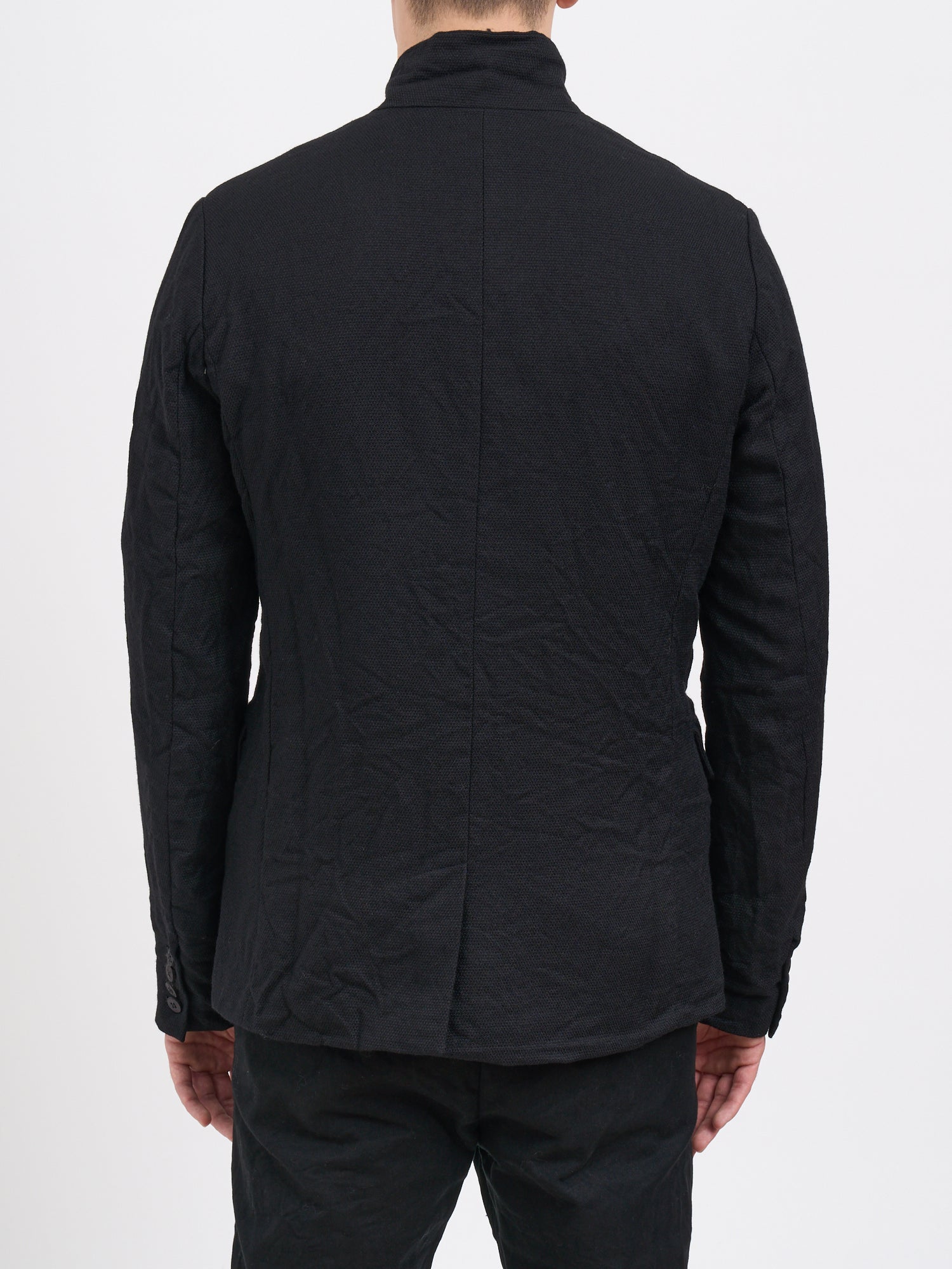 POEME BOHEMIEN Deconstructed Wool Jacket - Size 50