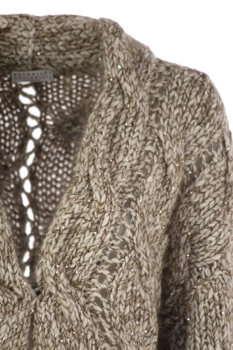 BRUNELLO CUCINELLI Women's Wool and Cashmere Cardigan