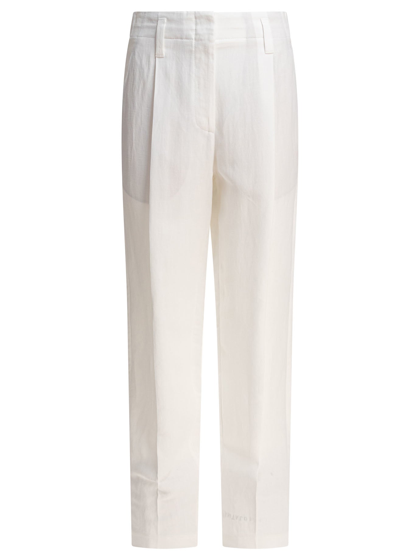 BRUNELLO CUCINELLI Comfortable Women's Trousers for Spring Summer 25