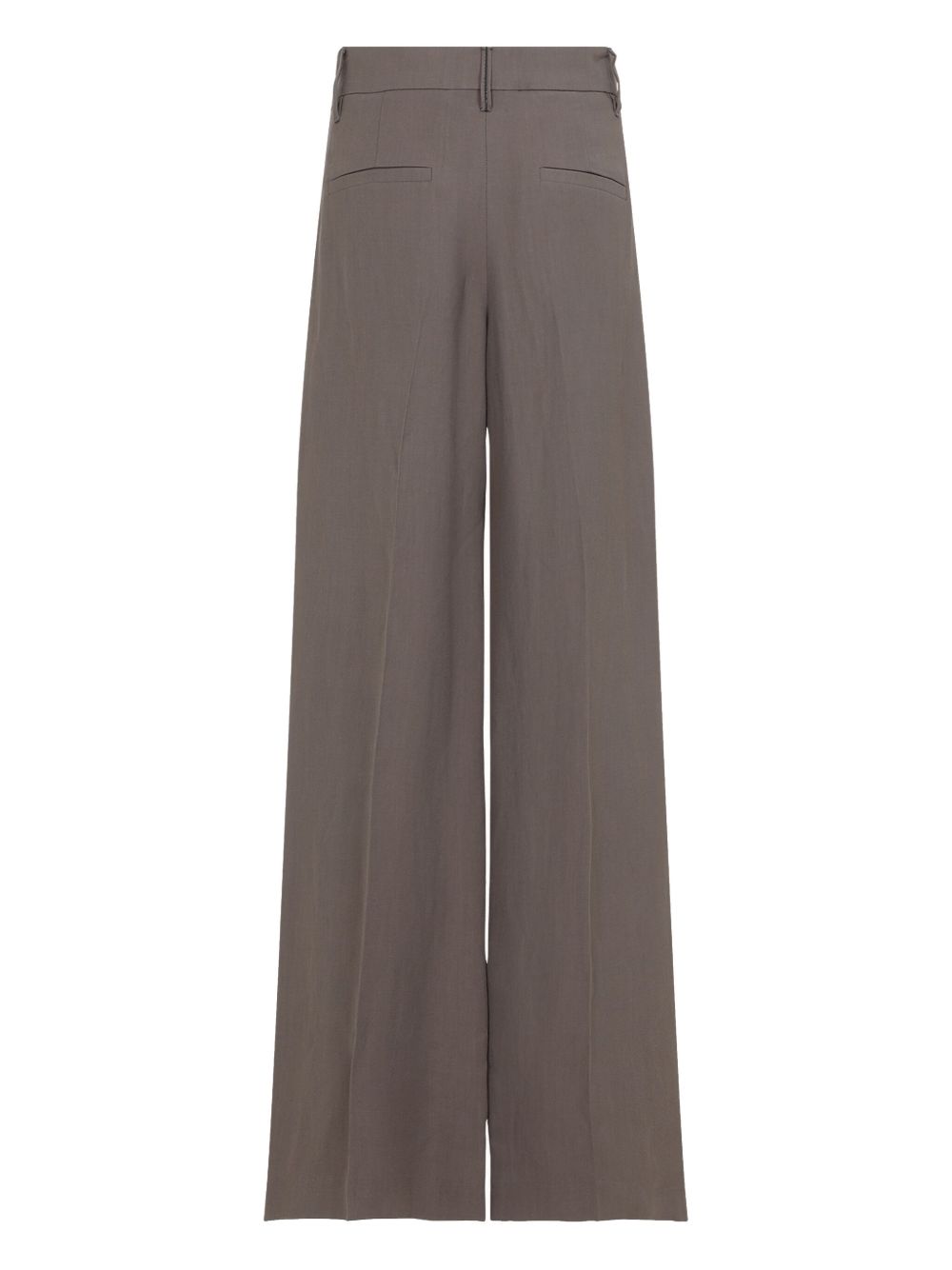 BRUNELLO CUCINELLI Linen Trousers with Shiny Details