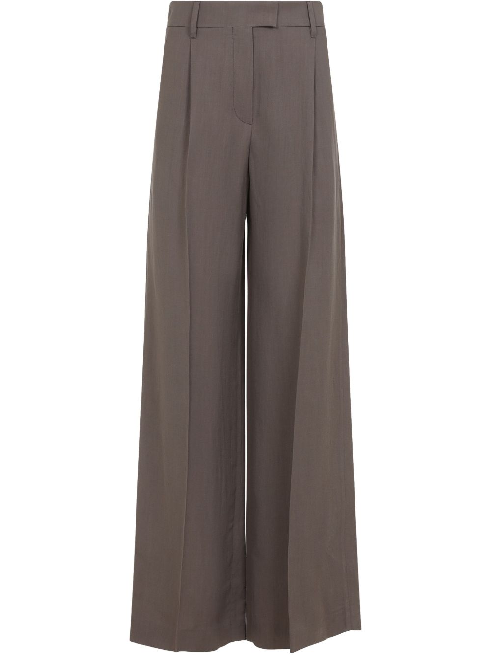 BRUNELLO CUCINELLI Linen Trousers with Shiny Details
