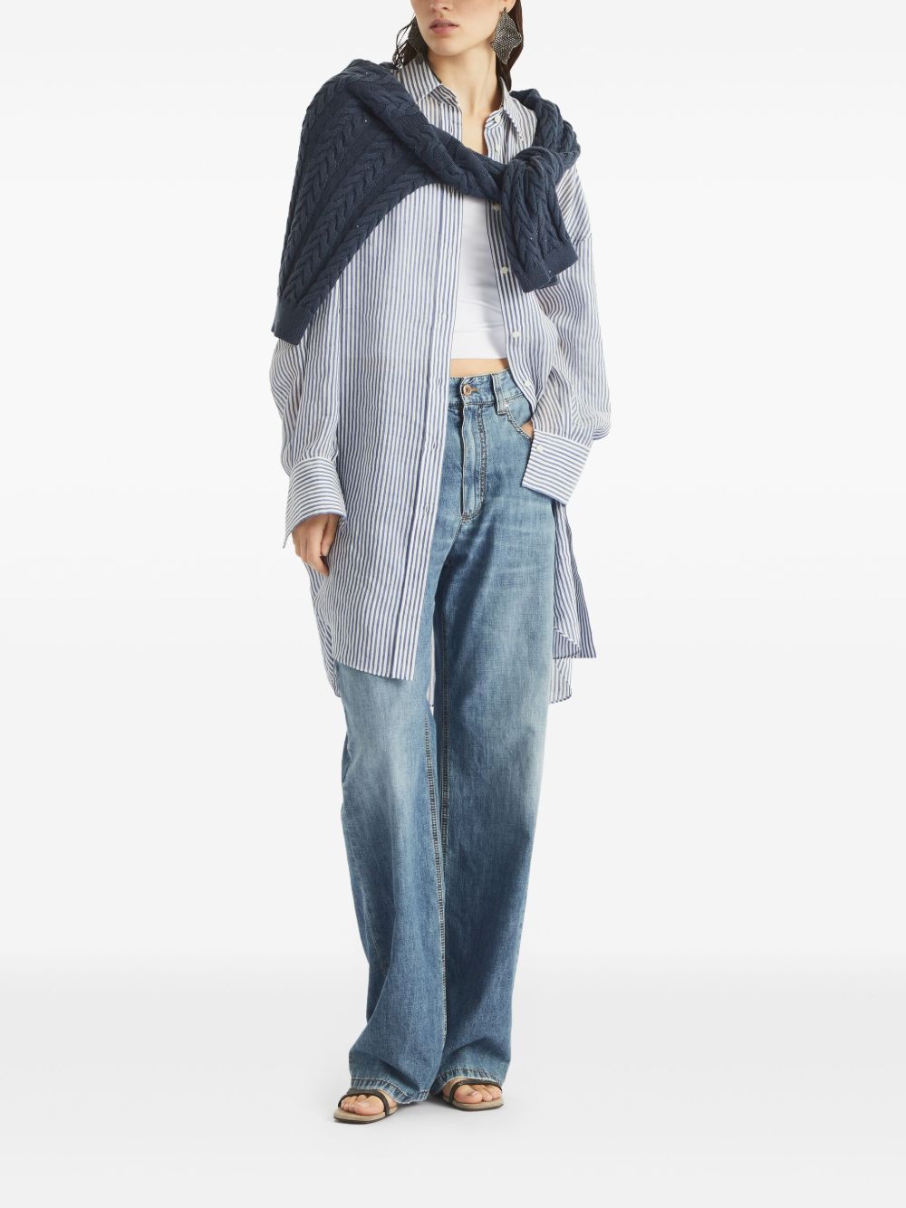 BRUNELLO CUCINELLI Women's Classic Denim Cotton Jeans