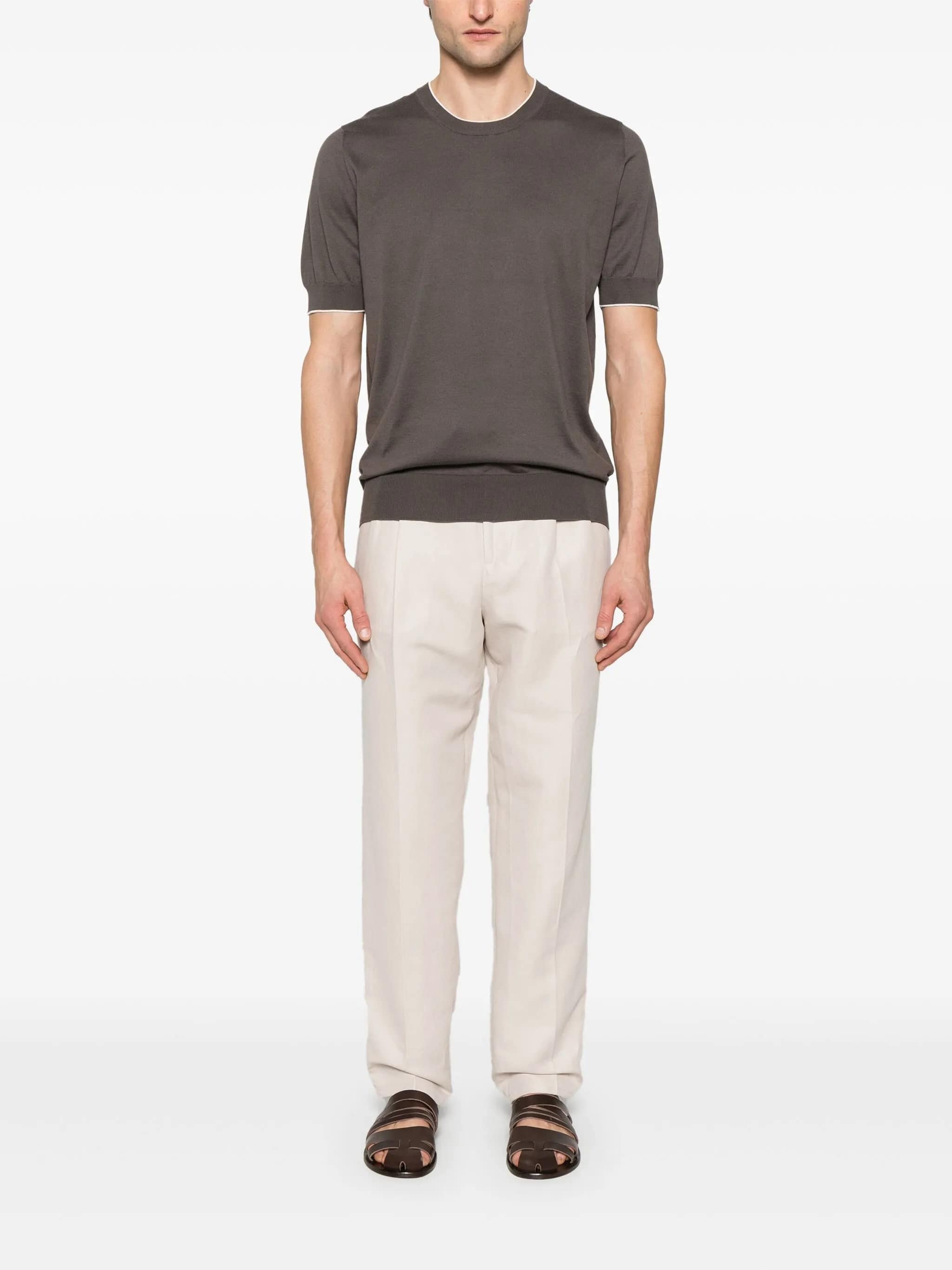 BRUNELLO CUCINELLI Straight-Leg Linen Pants
