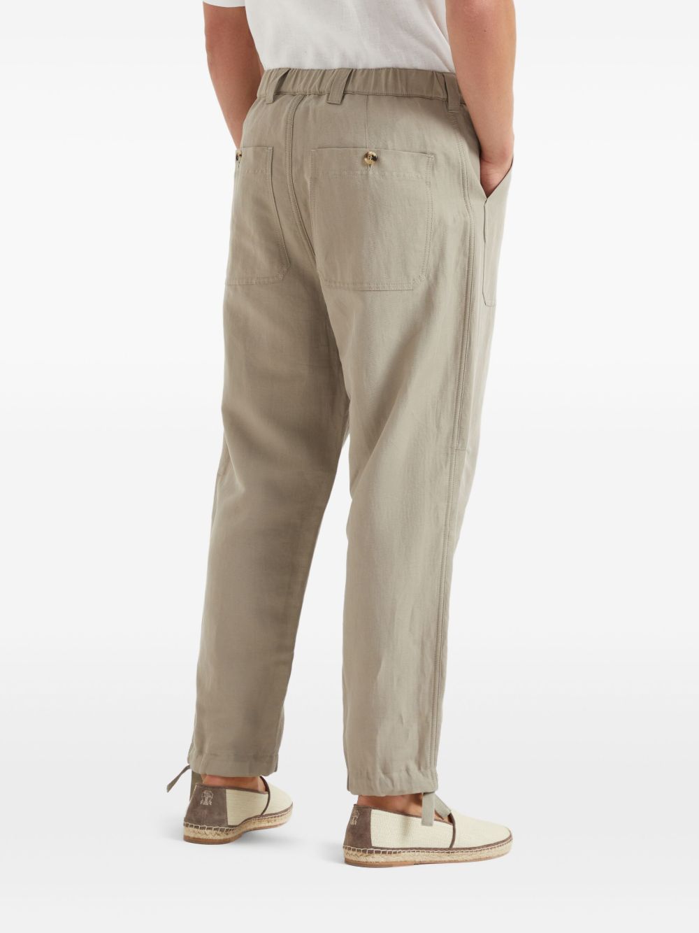 BRUNELLO CUCINELLI Relaxed Fit Trousers for Men - Spring/Summer 2025