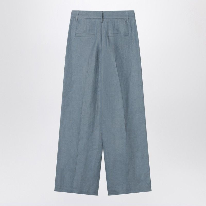 BRUNELLO CUCINELLI Wide Trousers for Women - SS25 Collection