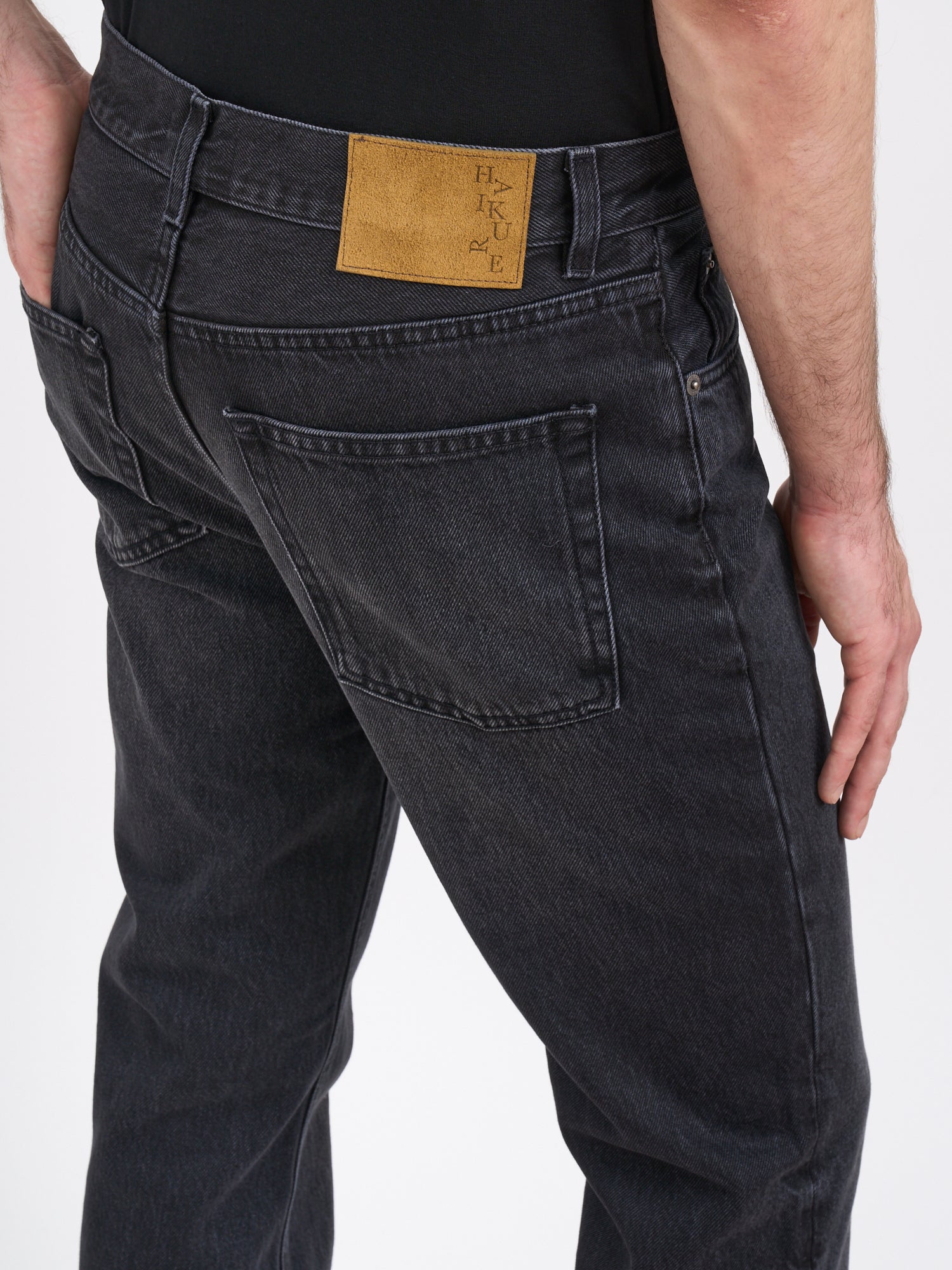 HAIKURE Men's Straight Leg Denim Pants - Size 32