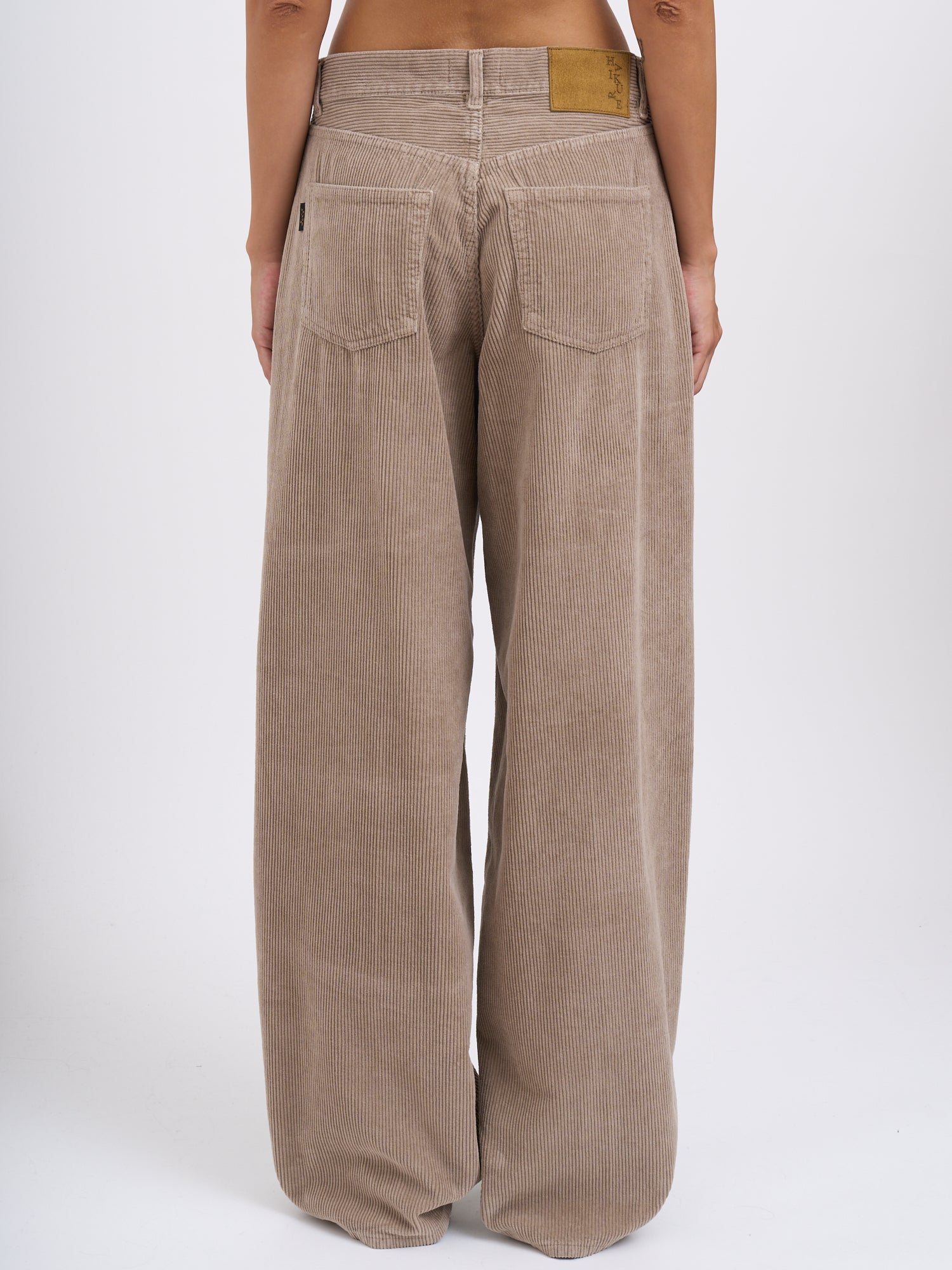 HAIKURE Wide Leg Velvet Pants - Size 25