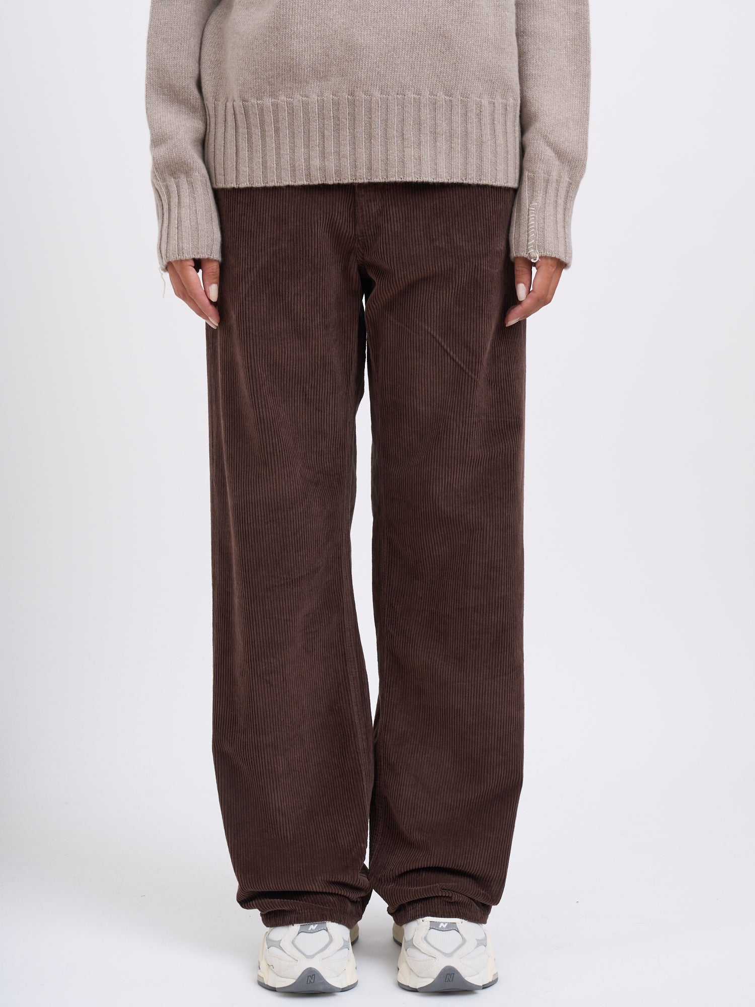 HAIKURE Wide Leg Velvet Trousers in Size 25