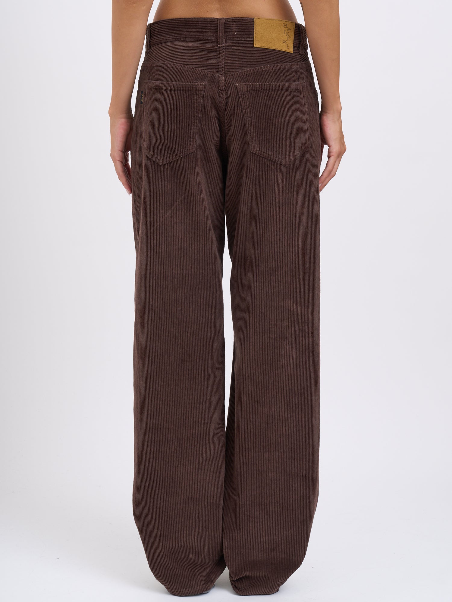 HAIKURE Wide Leg Velvet Trousers in Size 25