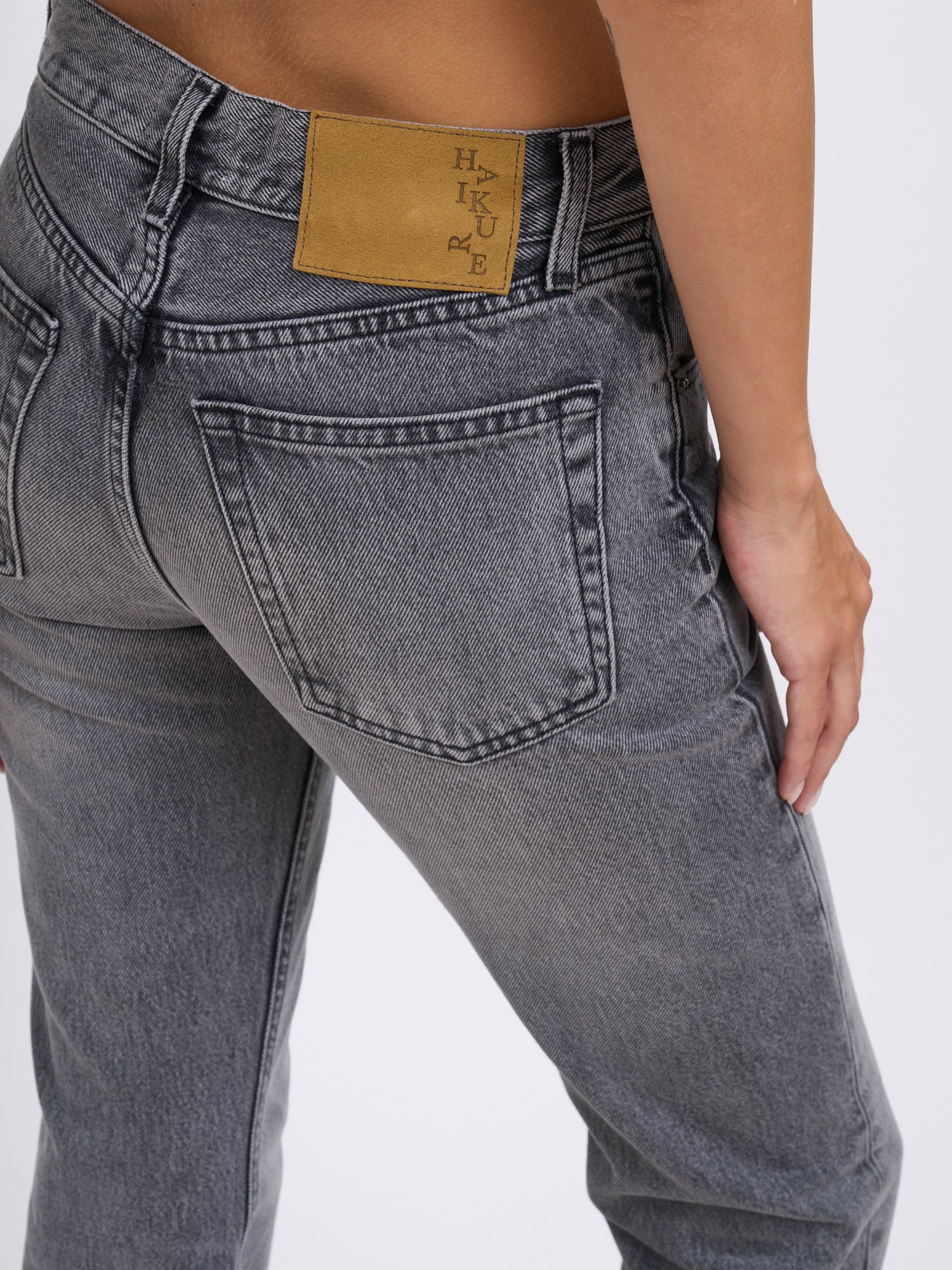 HAIKURE Floral Flannel Bootcut Trousers - Size 25