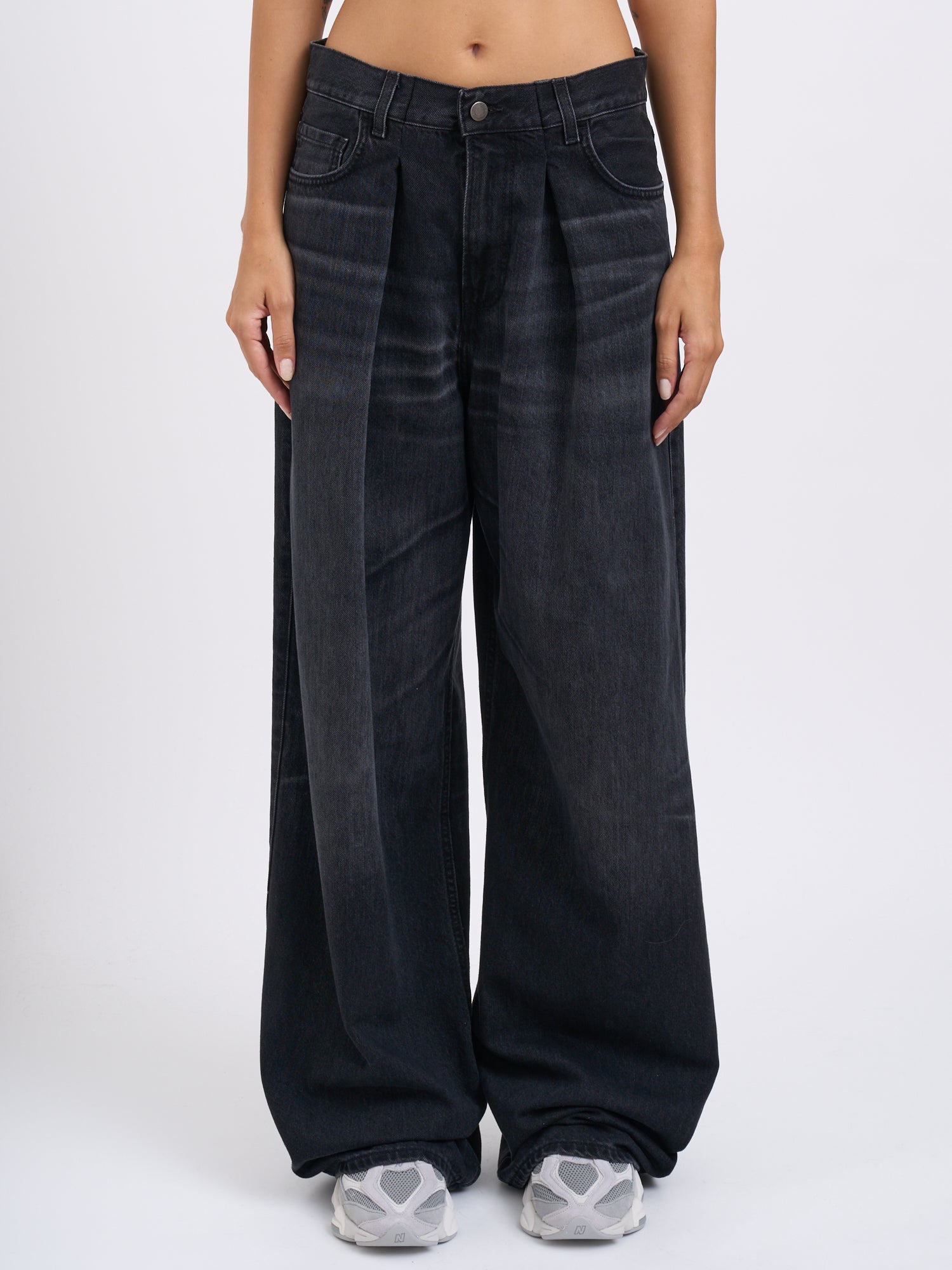 HAIKURE Wide Leg Tencel Pants - Size 25