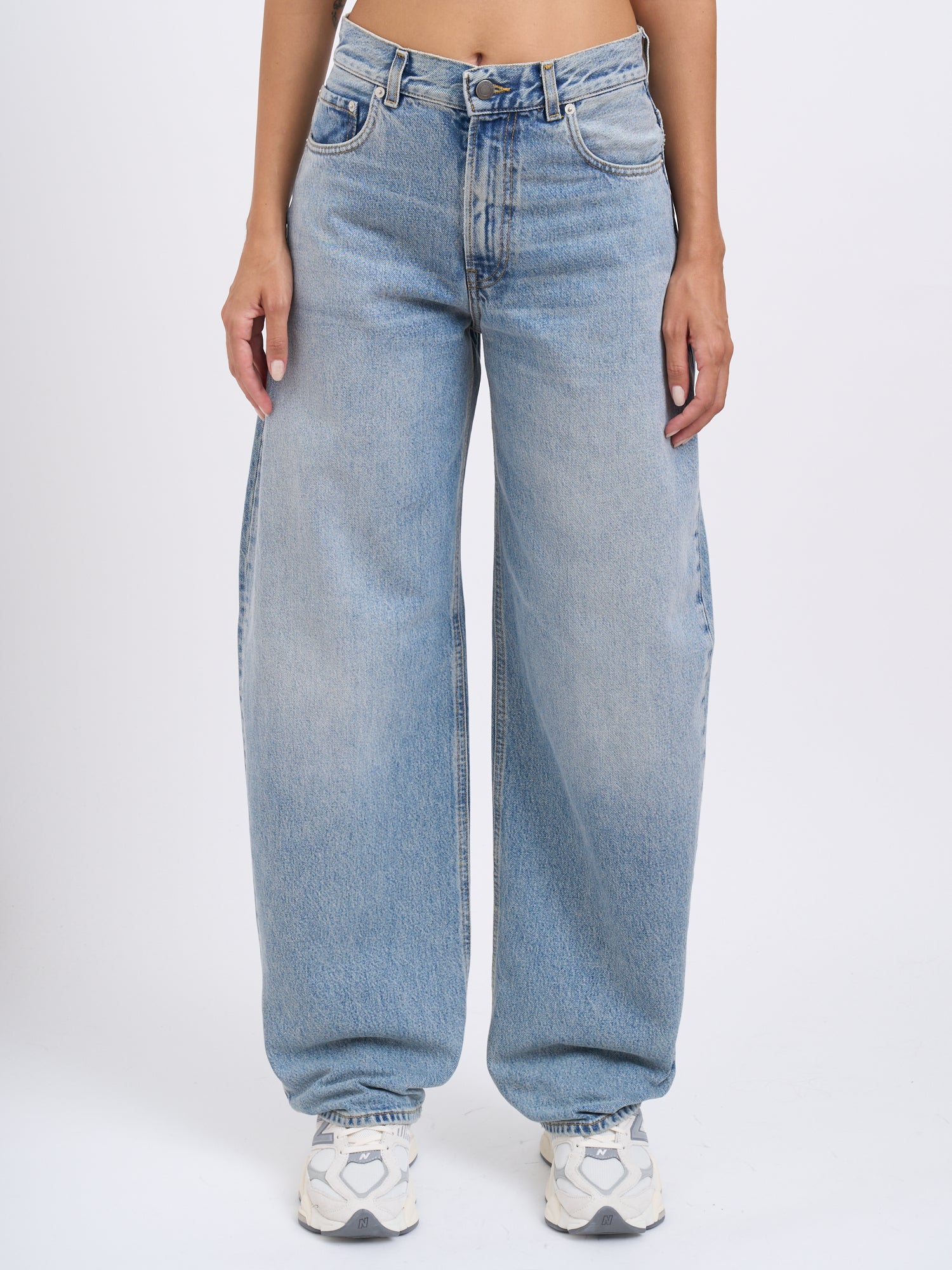 HAIKURE Authentic Wash Wide Leg Trousers - Size 25