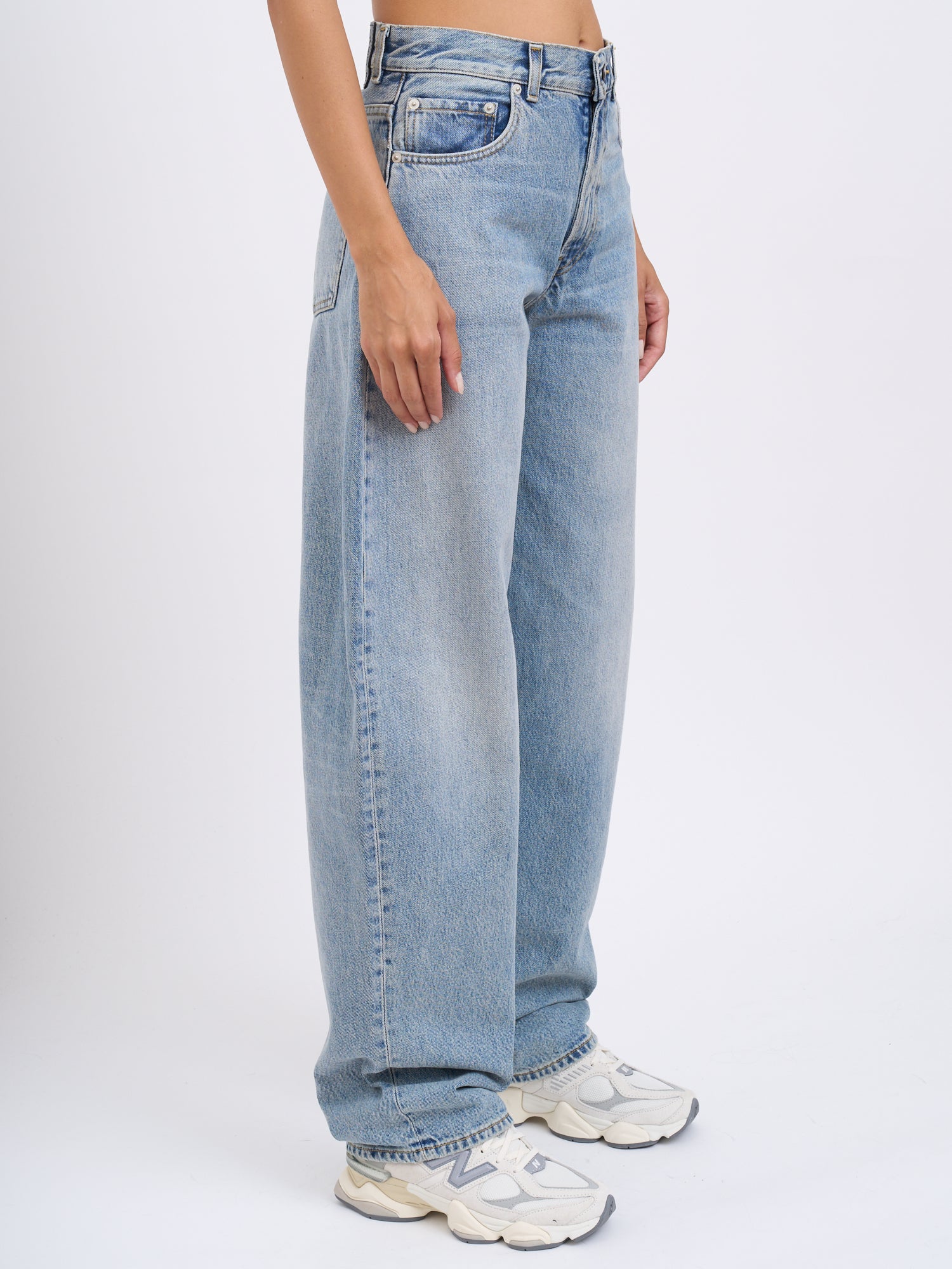 HAIKURE Authentic Wash Wide Leg Trousers - Size 25