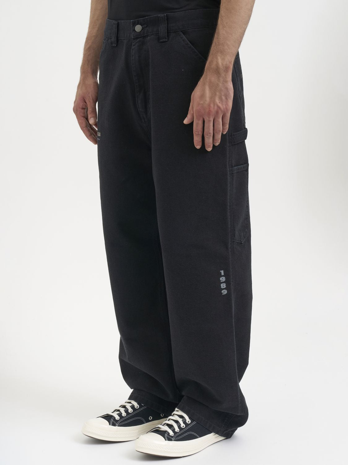 CARHARTT WIP OG Single Knee Graphic Pants - Loose Straight Fit for Men