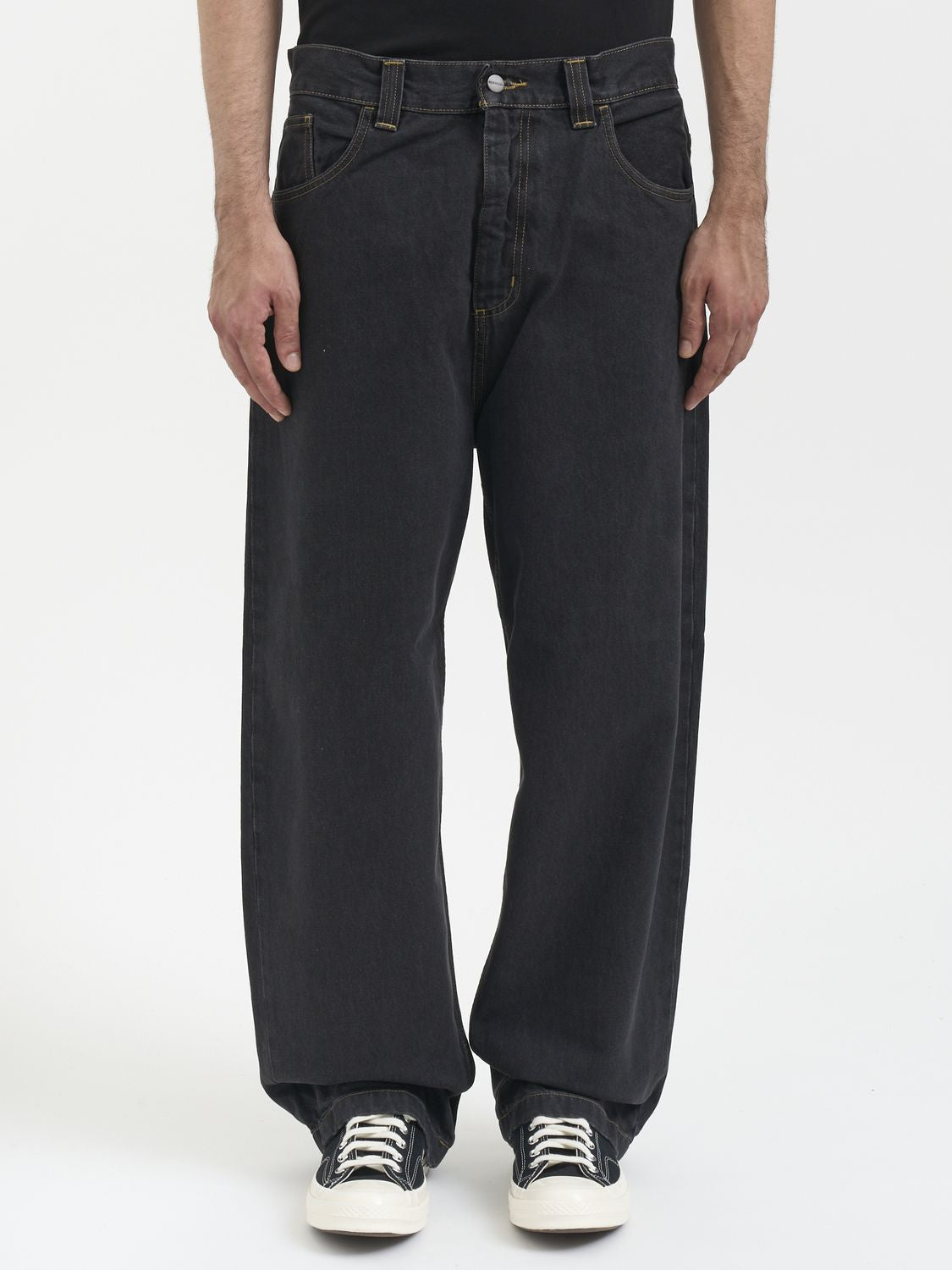 CARHARTT WIP Loose Straight Fit Trousers - Minimalist Style for Men