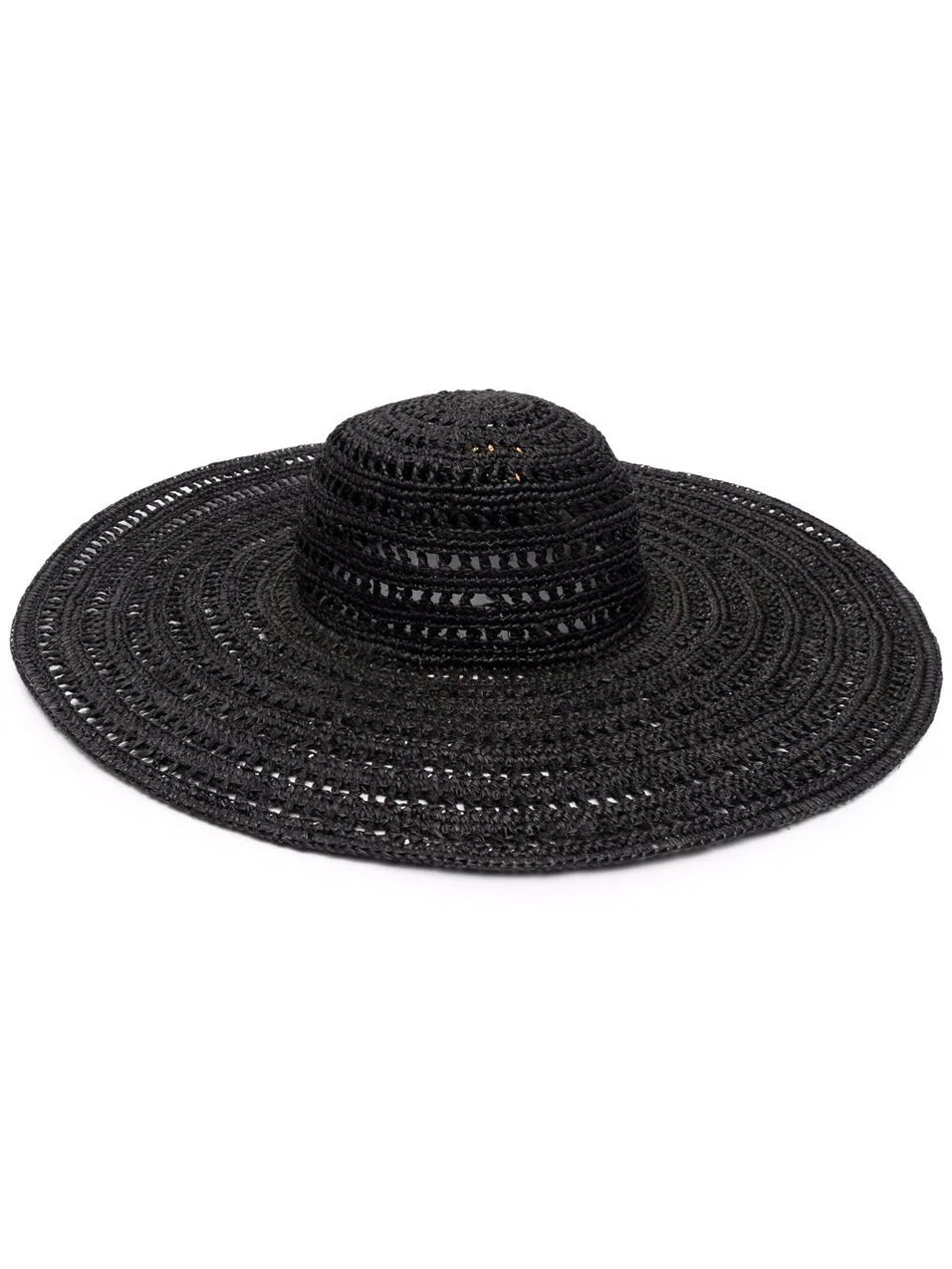 IBELIEV Large Drilled Raffia Hat