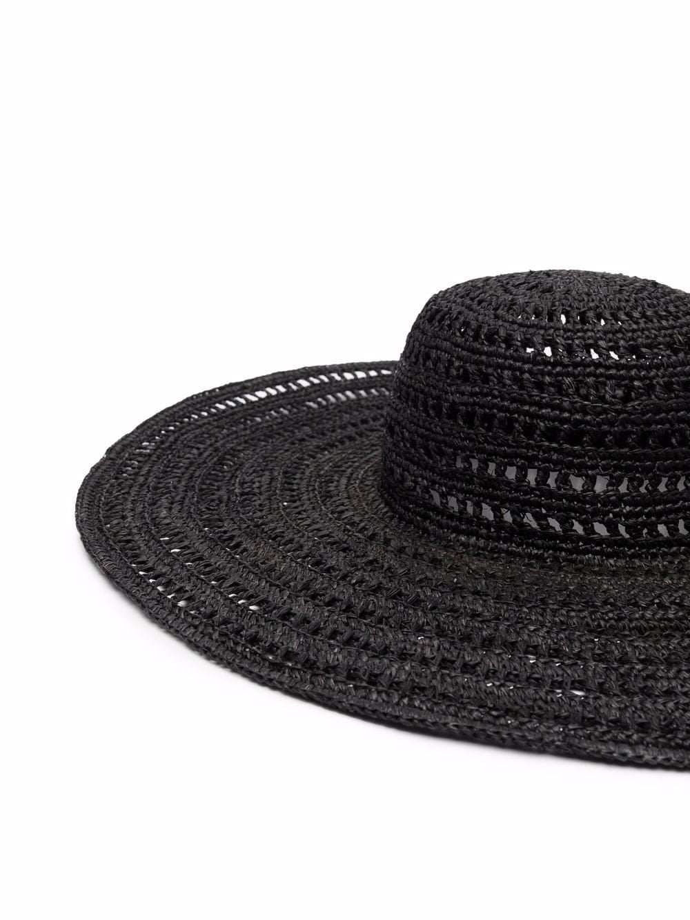 IBELIEV Large Drilled Raffia Hat
