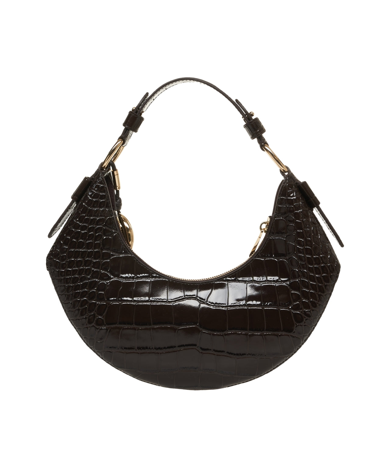 MICHAEL KORS Crescent Mini Handbag with Crocodile Effect