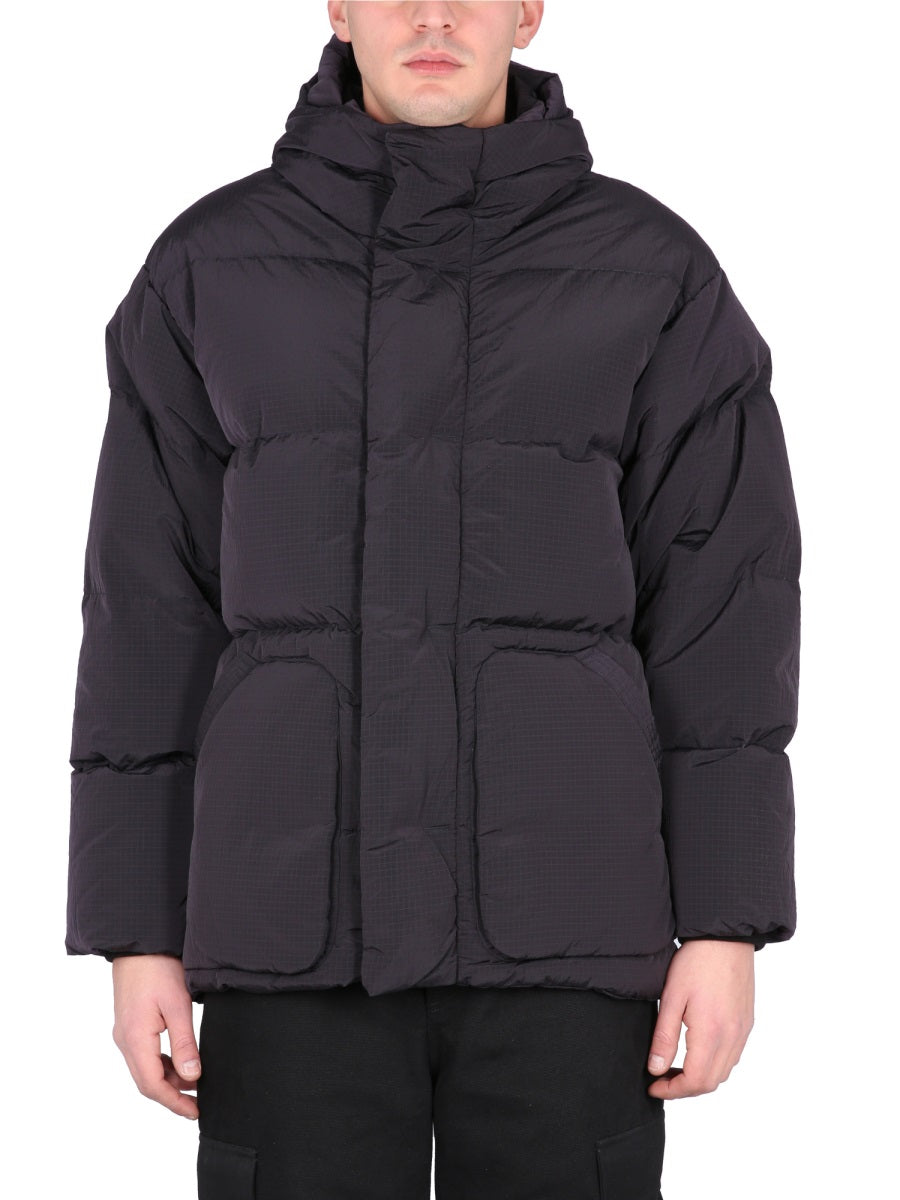 IENKI IENKI Men's Michelin Down Jacket with Hooded Neckline