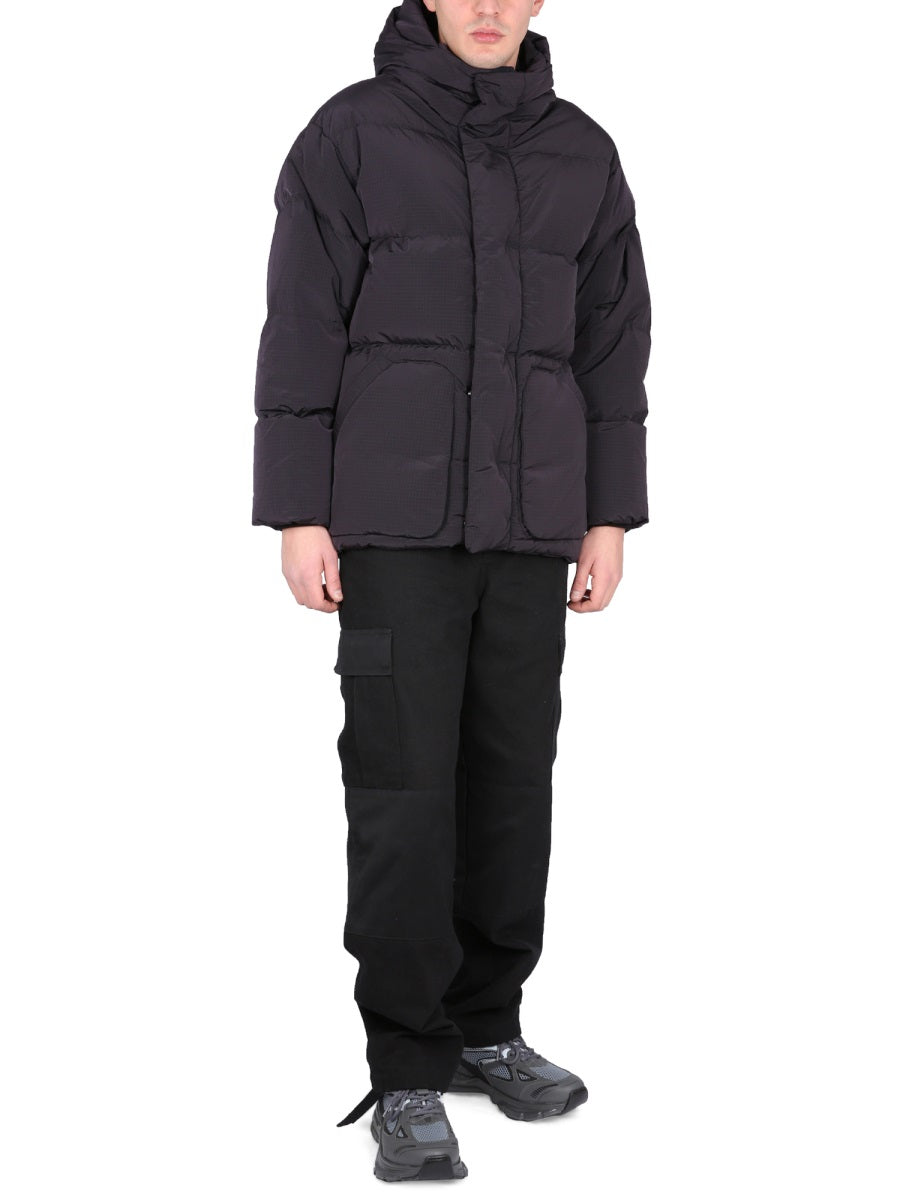 IENKI IENKI Men's Michelin Down Jacket with Hooded Neckline
