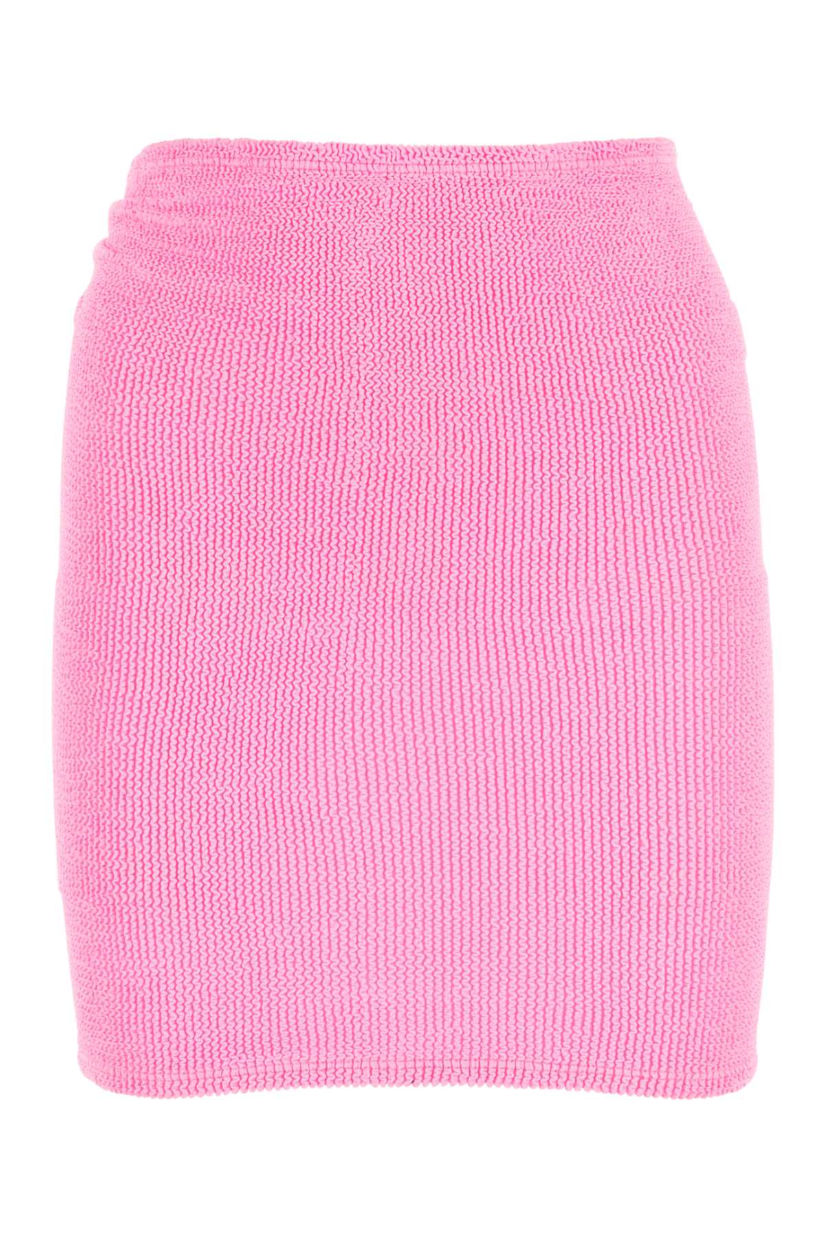 HUNZA G Women's Mini Stretch Nylon Blend Skirt