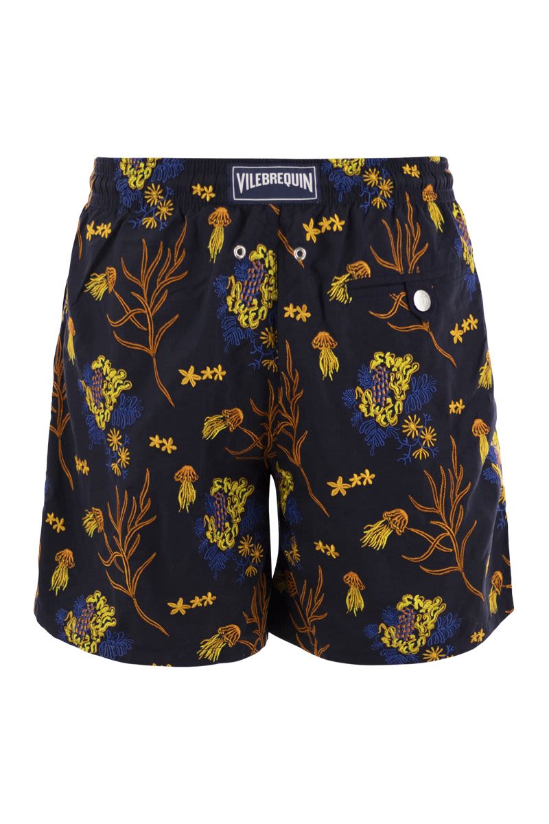 VILEBREQUIN Limited Edition Embroidered Mini Men's Swimming Shorts