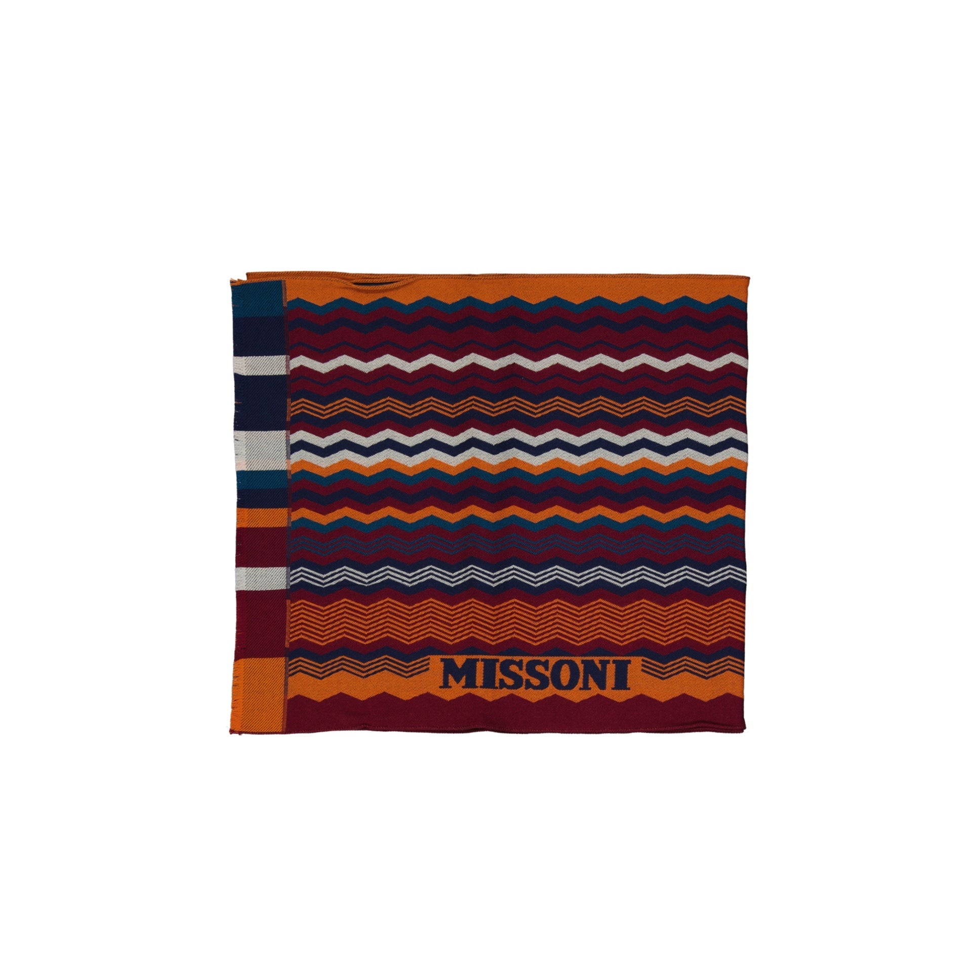 MISSONI Chic Fringe Wool Scarf - 40 x 180 cm