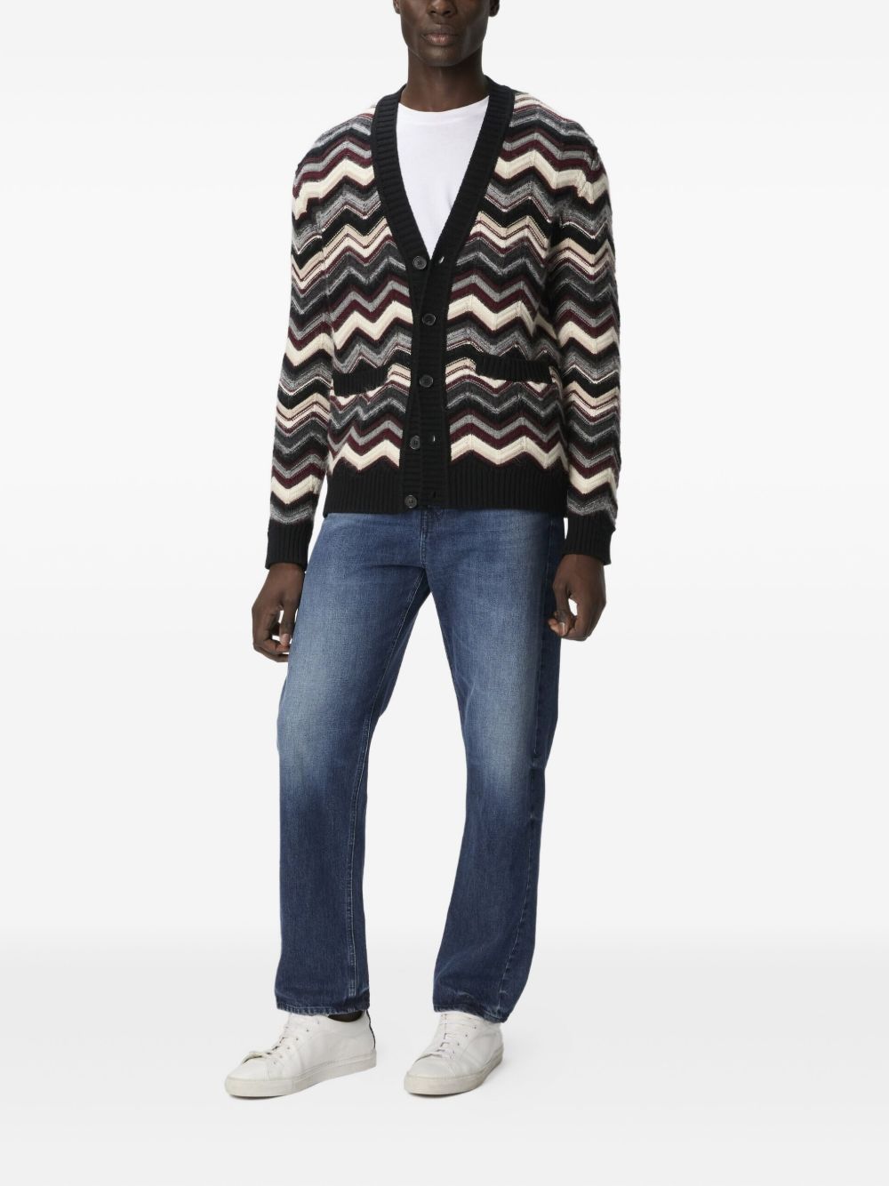MISSONI Zigzag Pattern Multicolour Cardigan