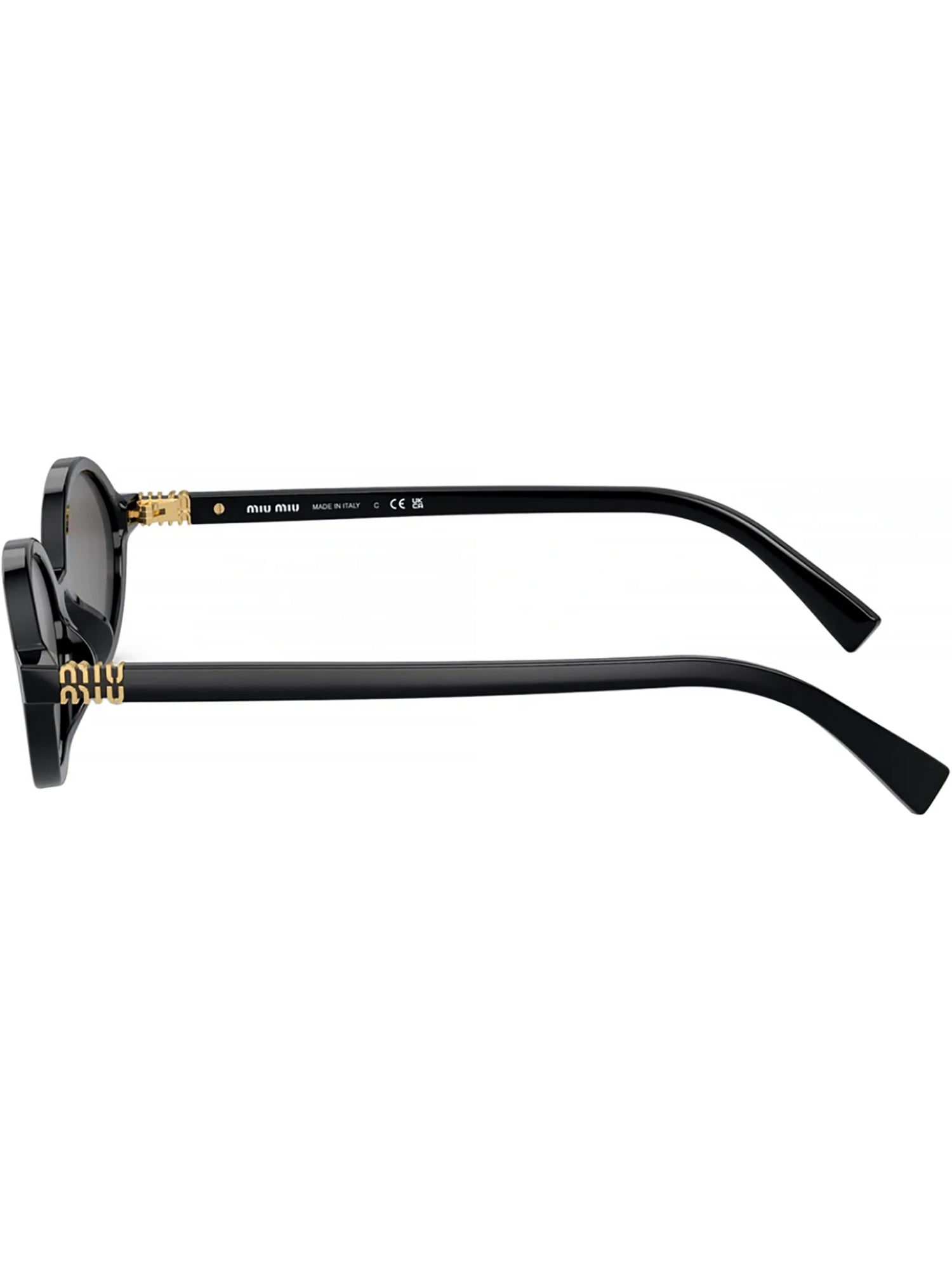 MIU MIU Sleek Acetate Sunglasses with 140mm Temple Size