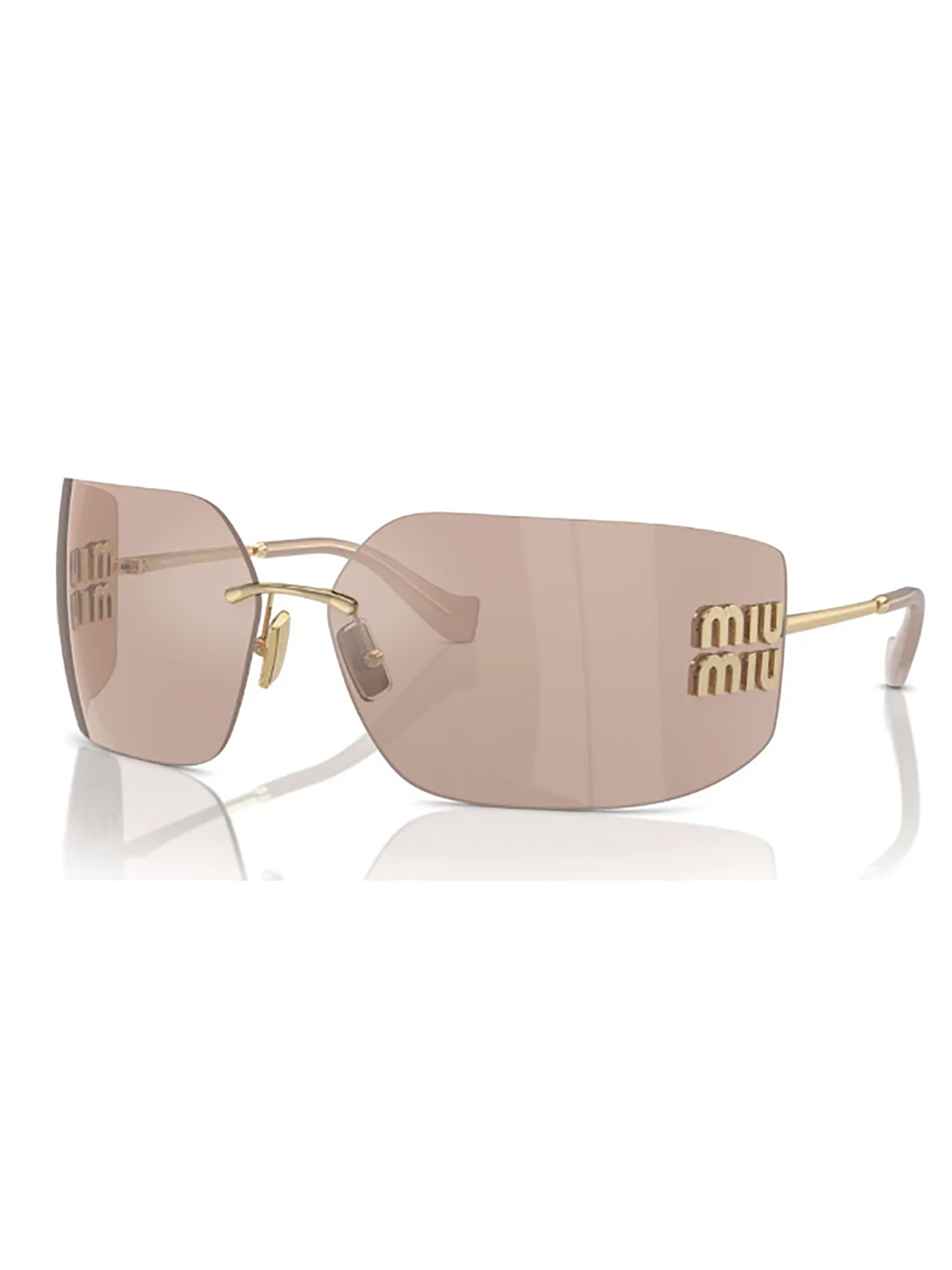 MIU MIU Sleek Metallic 54YS SOLE Sunglasses for Women
