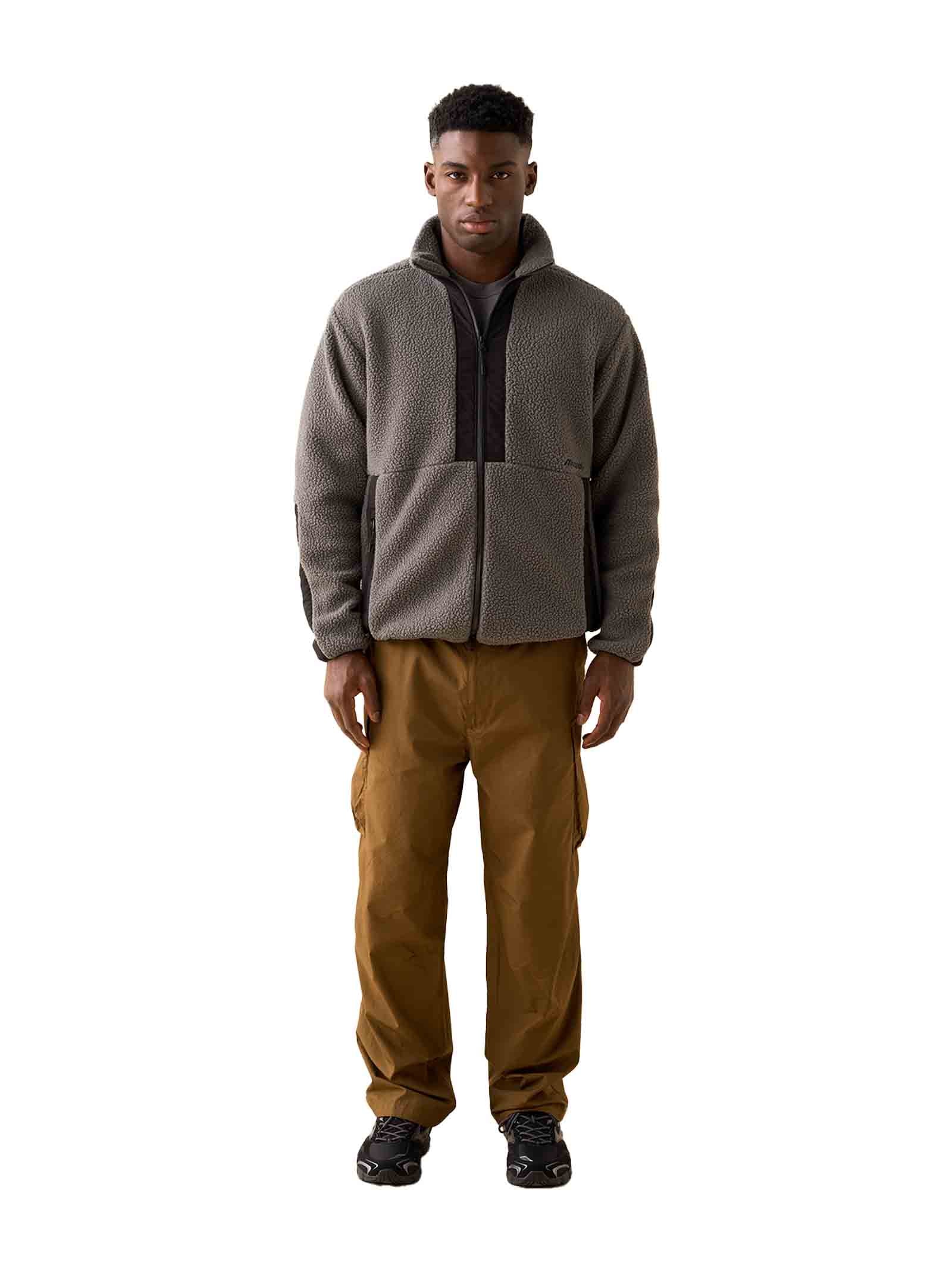 MIZUNO Men's Fleece Jacket with Nylon Details