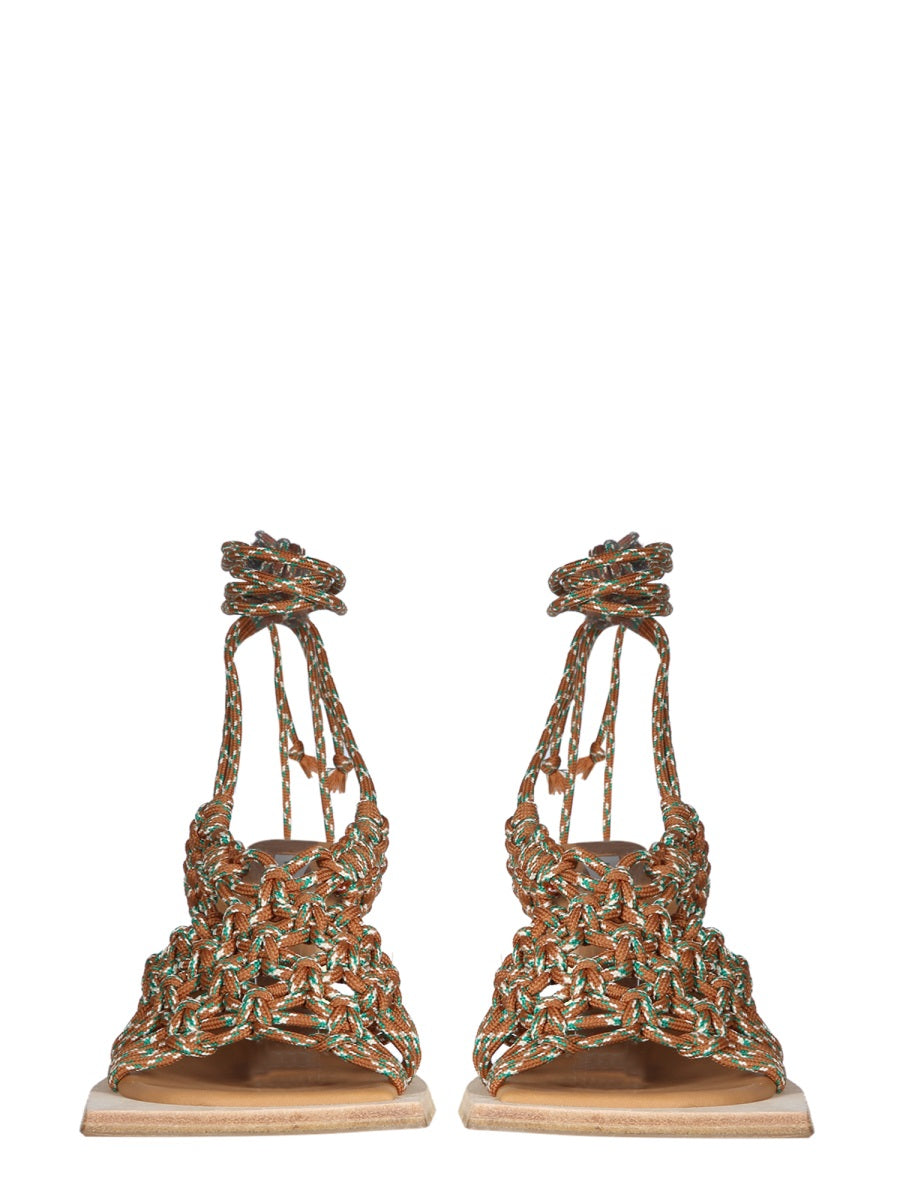 MIISTA Leather Lined Heel Sandals - 7.5 cm