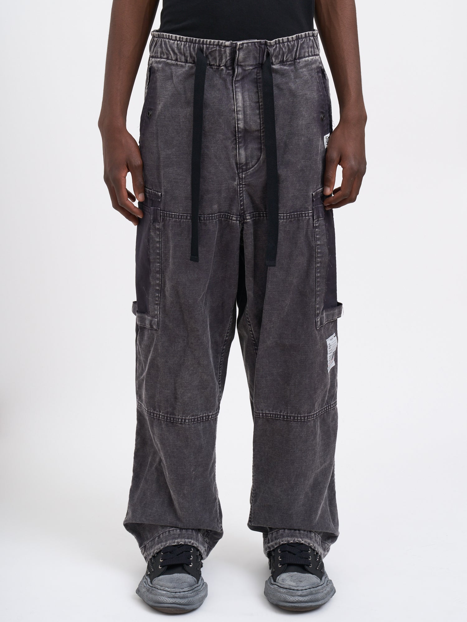 MAISON MIHARA YASUHIRO	 Wide Leg Cargo Pants - Size 48