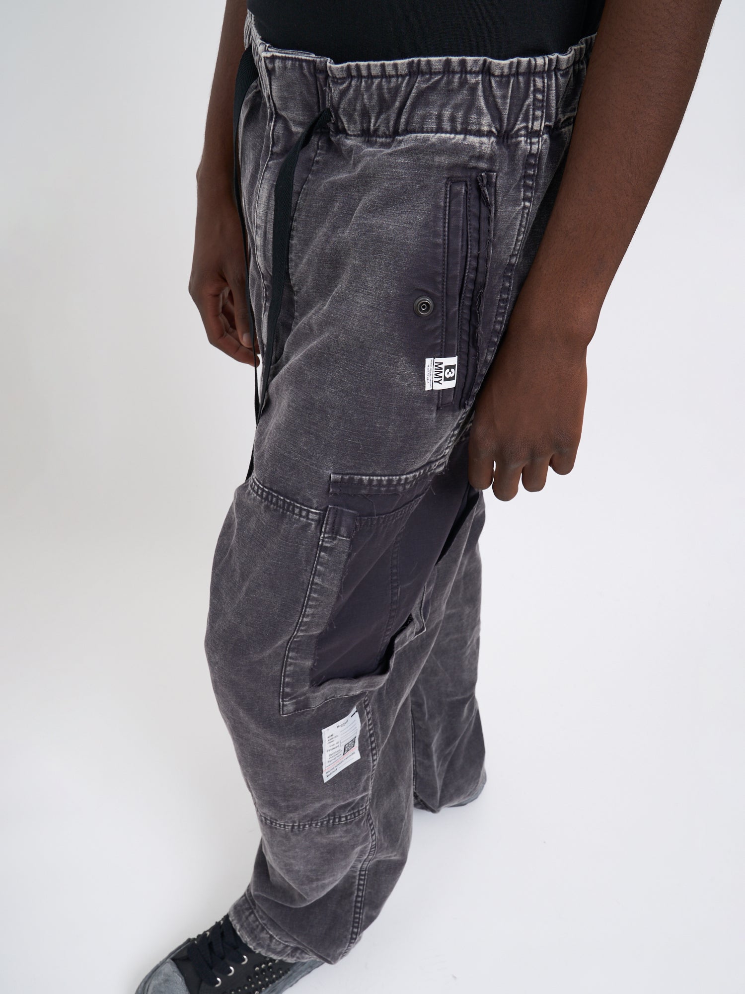 MAISON MIHARA YASUHIRO	 Wide Leg Cargo Pants - Size 48