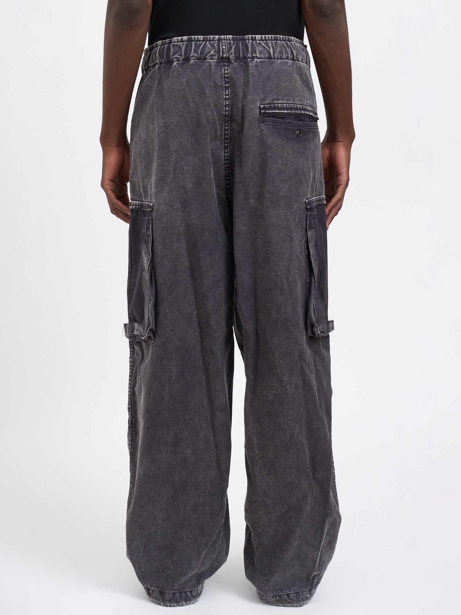 MAISON MIHARA YASUHIRO	 Wide Leg Cargo Pants - Size 48