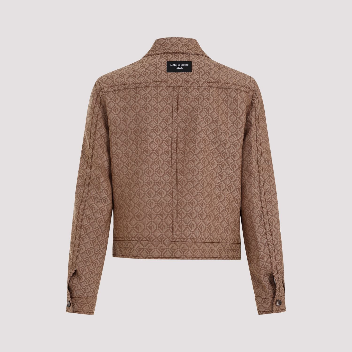 MARINE SERRE Embroidered Stretch Polyester Blend Jacket