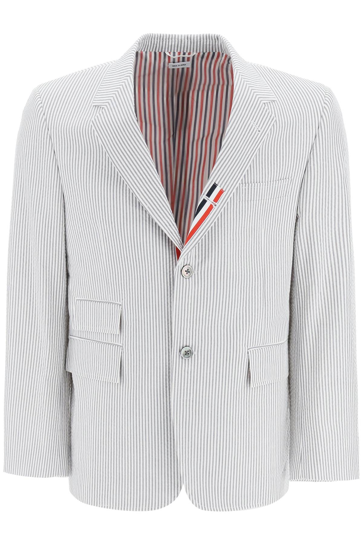 THOM BROWNE Seersucker Blazer for Men