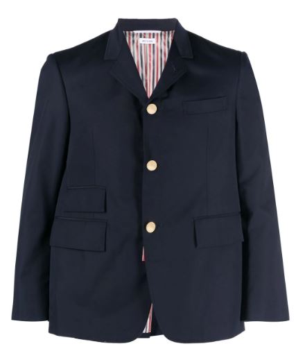 THOM BROWNE Stylish Polyester Cotton Jacket
