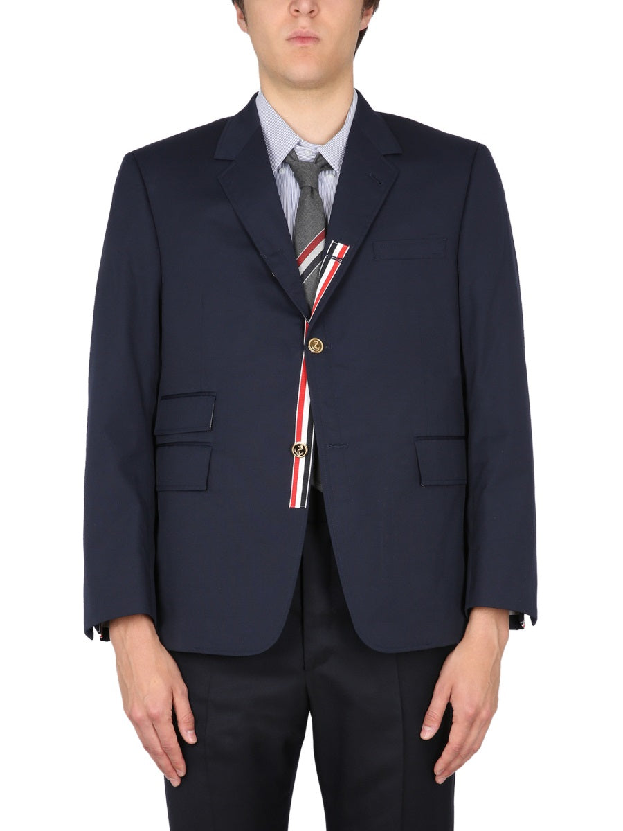 THOM BROWNE Men's Single-Breasted Mini Jacket