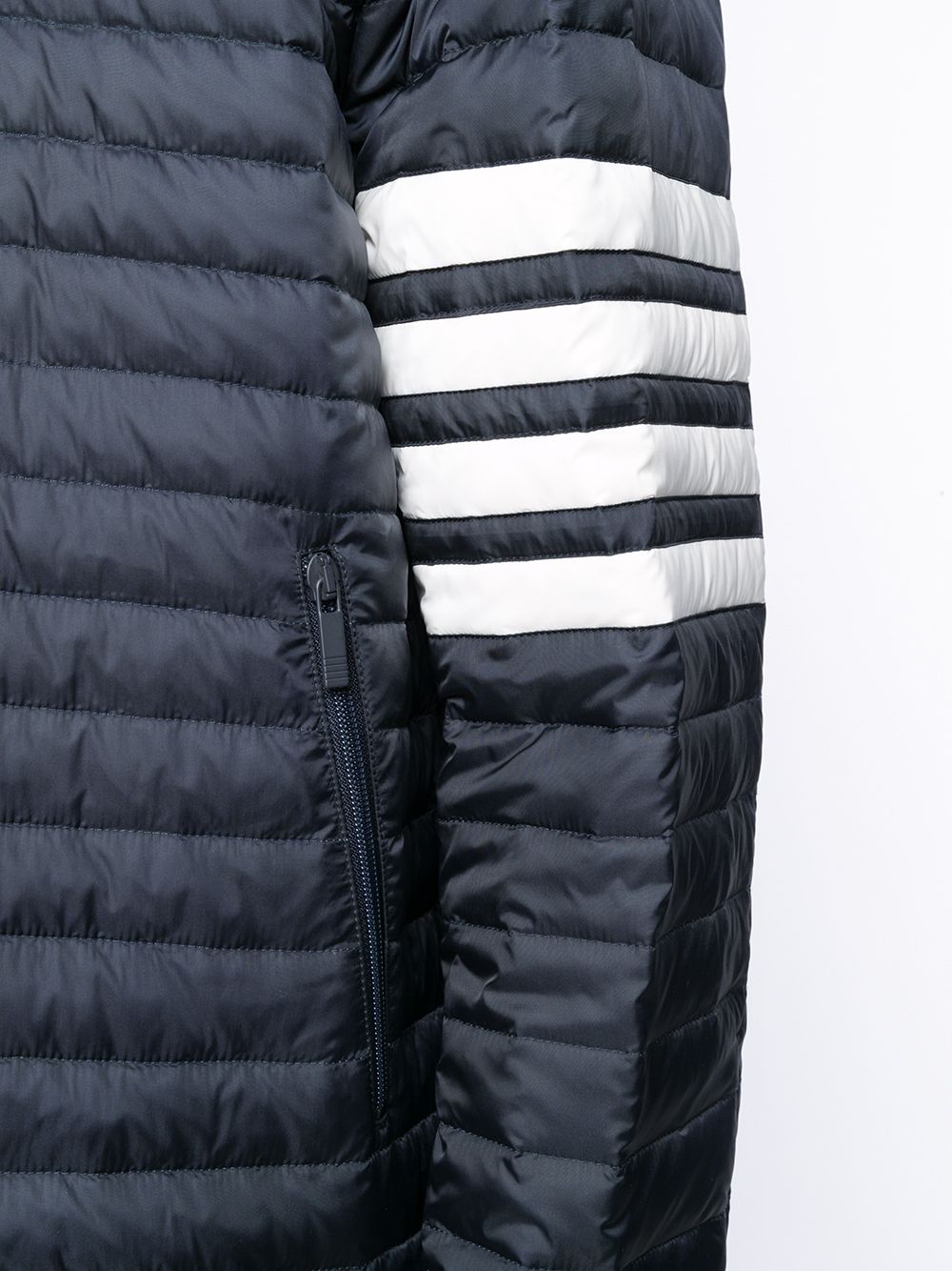 THOM BROWNE Puffer Jacket with Hood for Men