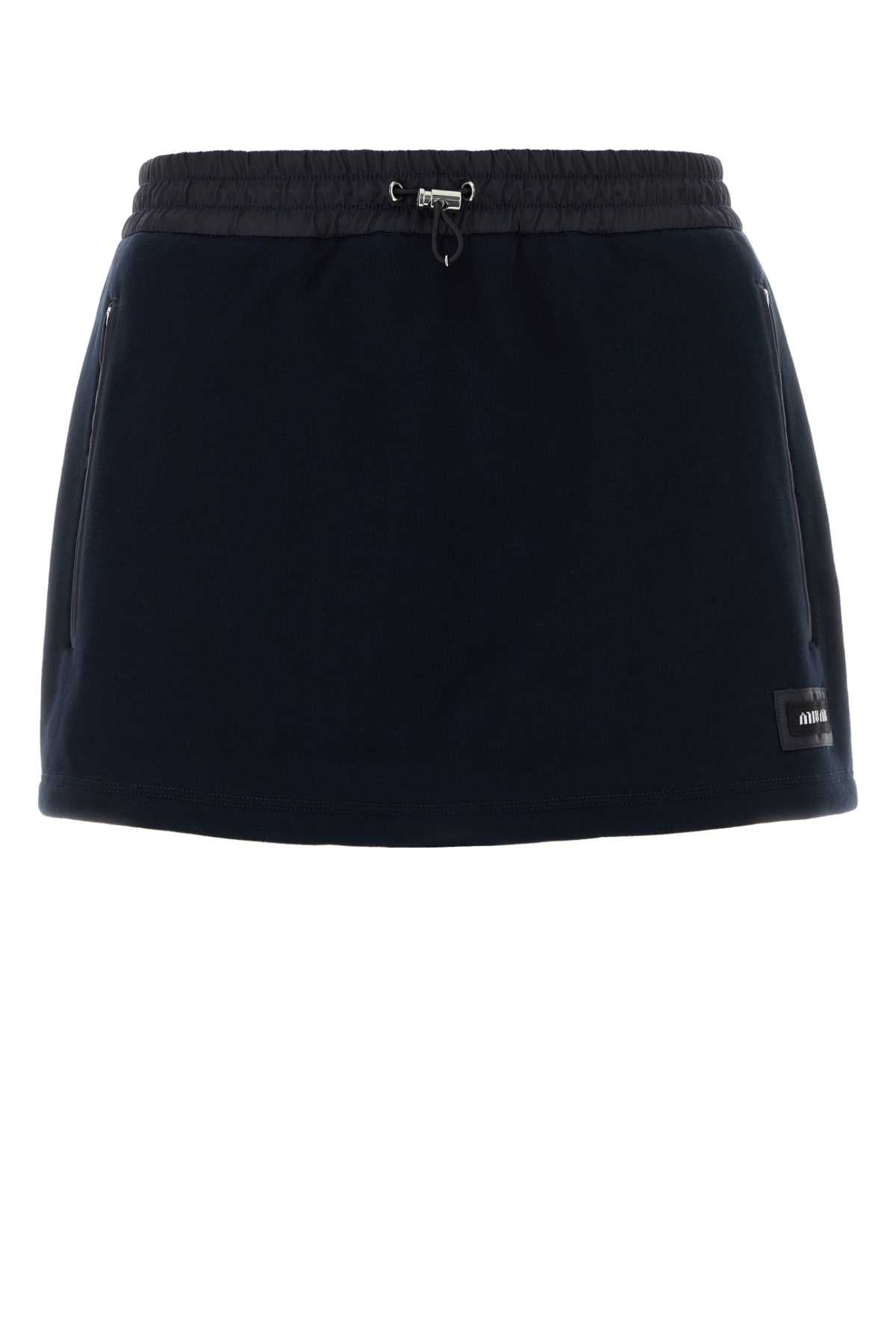 MIU MIU Cotton Mini Skirt