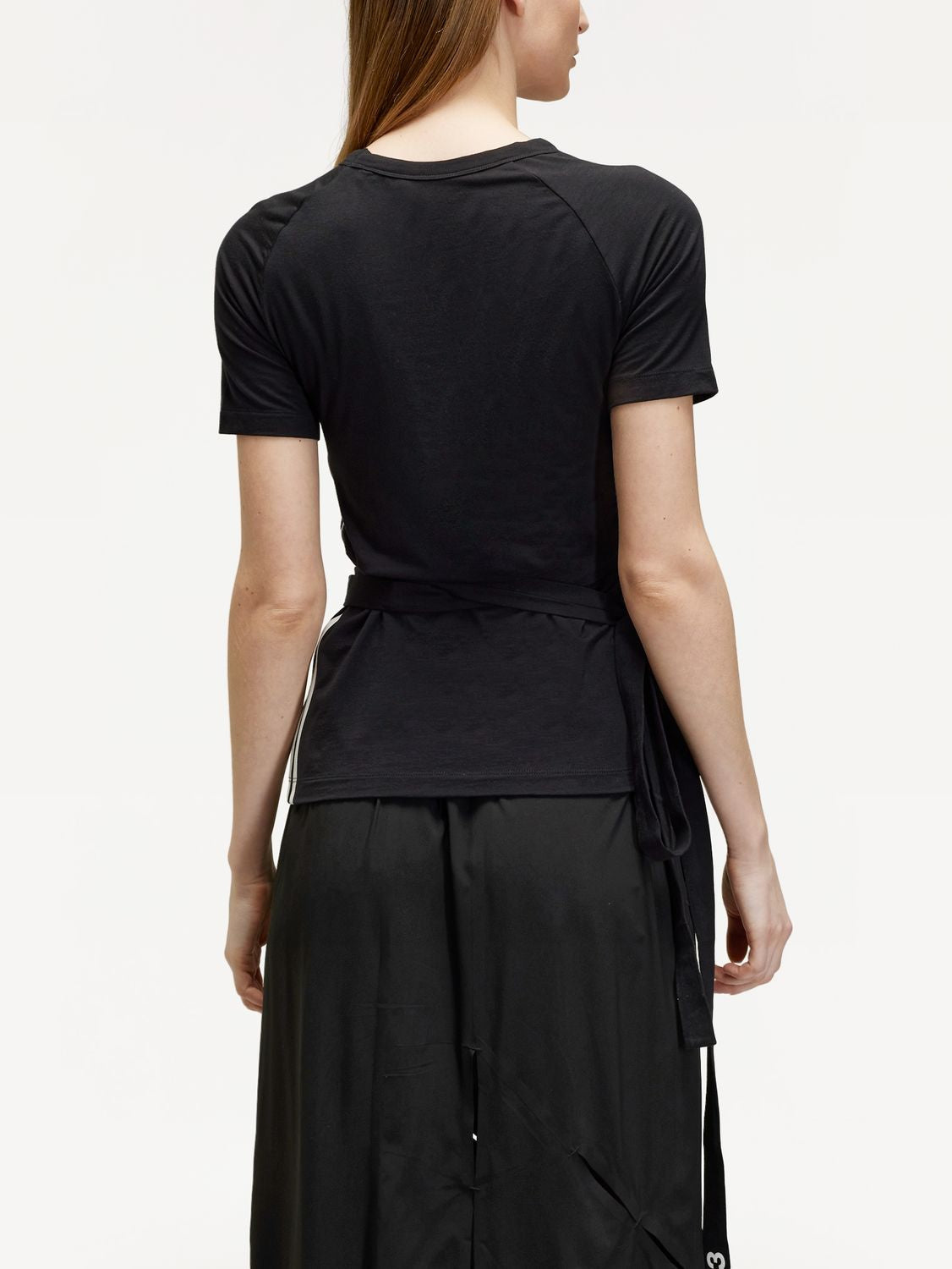 Y-3 Slim Fit T-Shirt with Laces - Size S