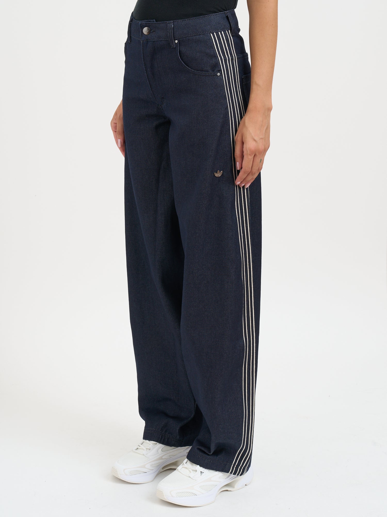 ADIDAS ORIGINALS Regular Fit Denim Trousers for Women